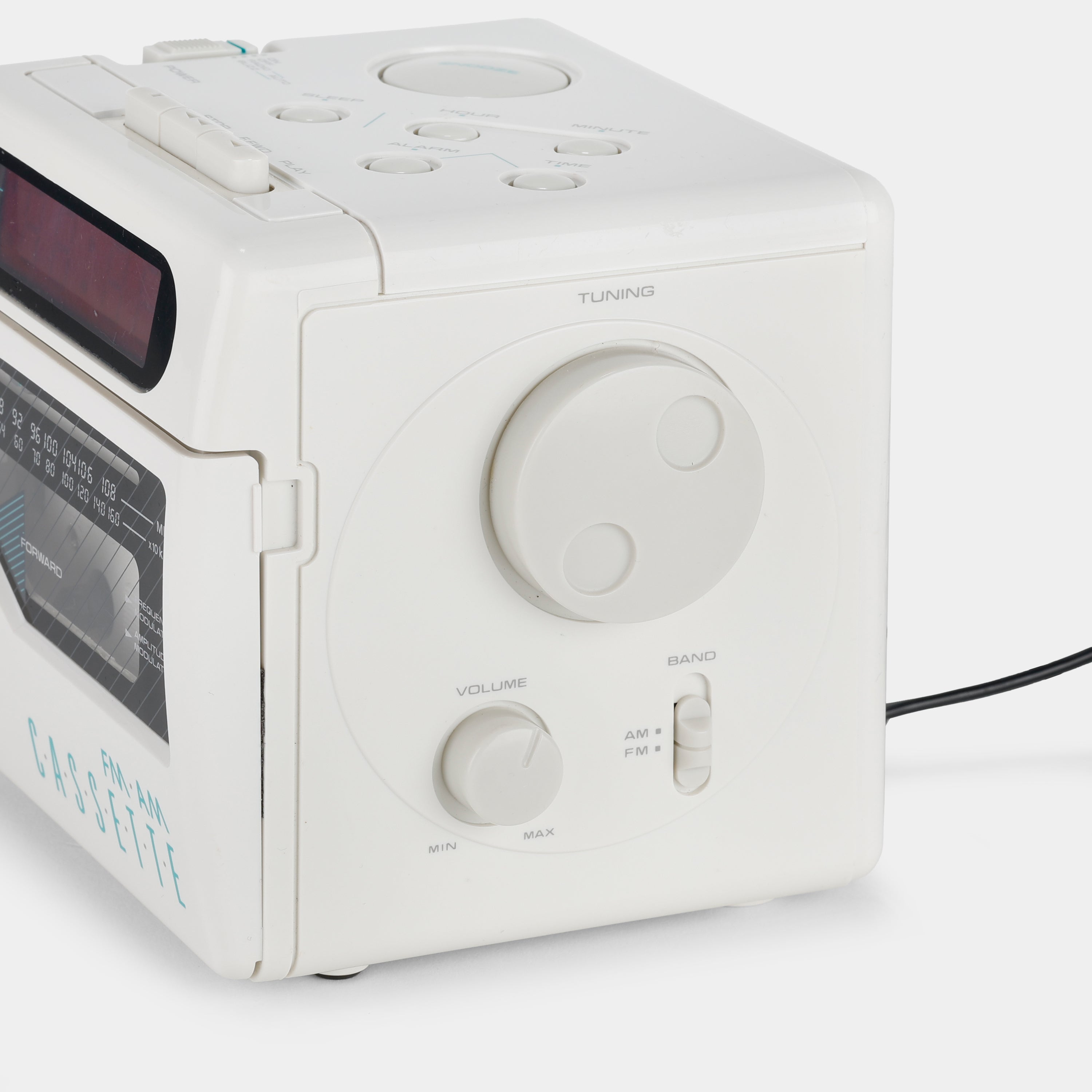 Lloyd's CR201 AM/FM Electronic Clock Radio Cassette Player