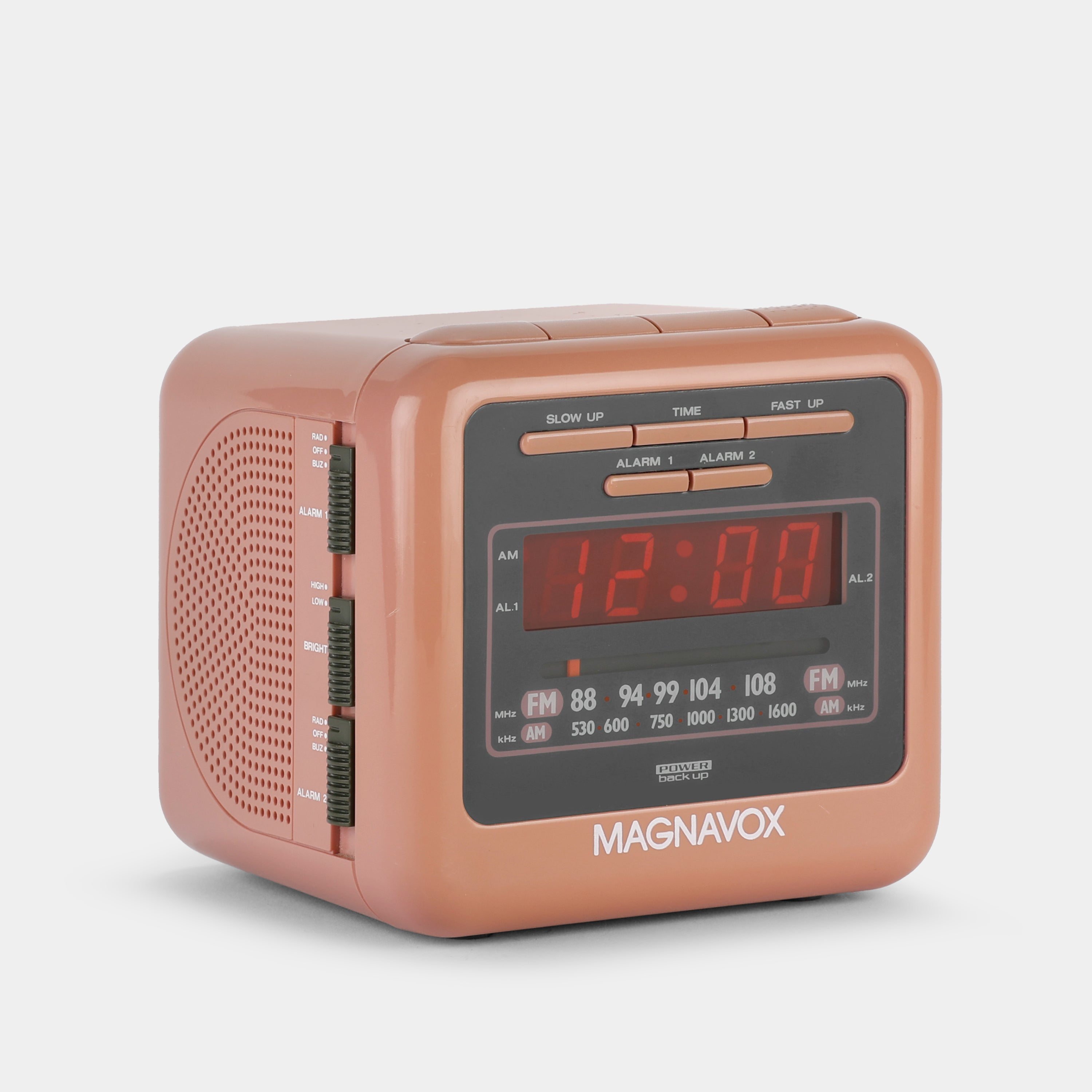 Magnavox D3530/17 Pink Alarm Clock Radio
