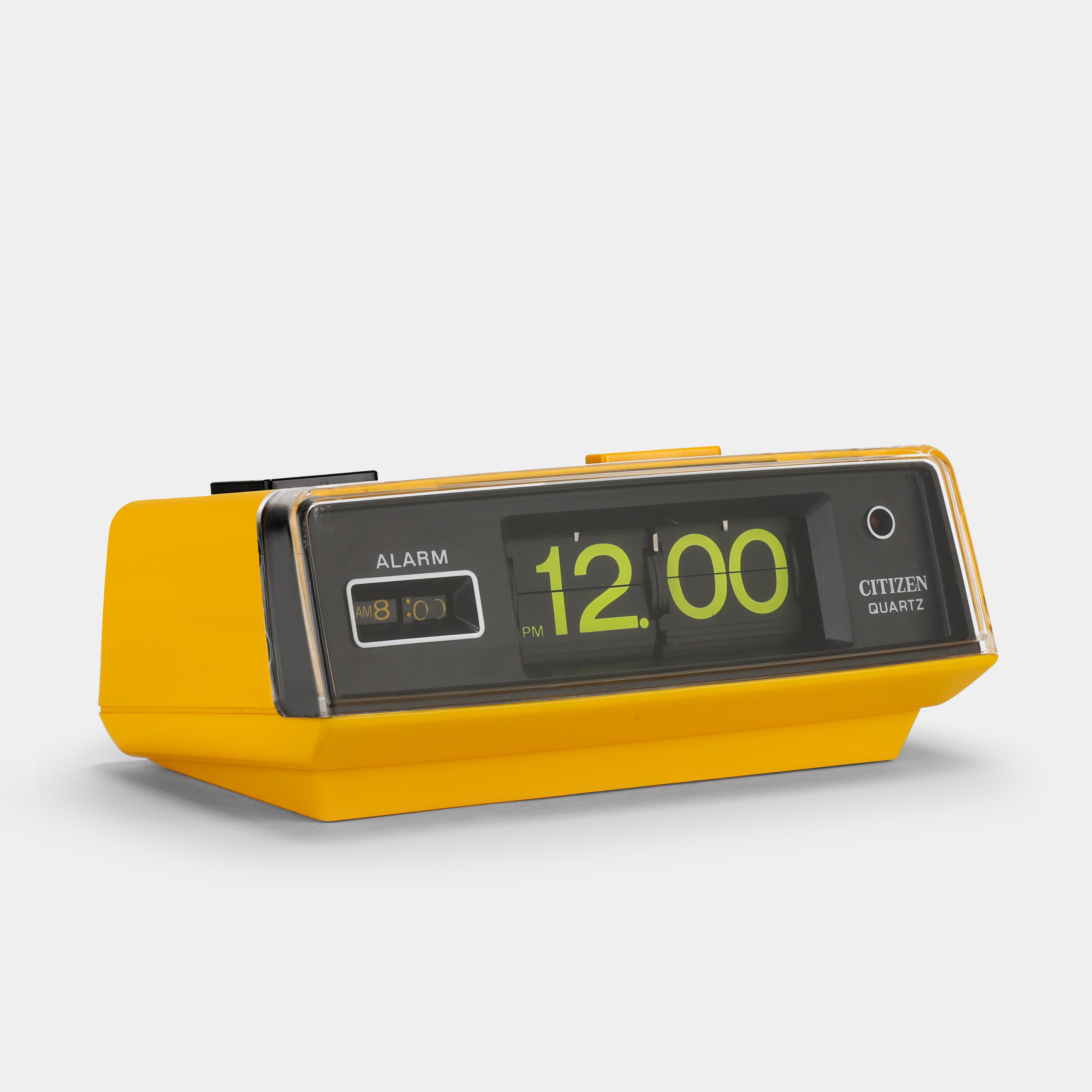 Citizen Quartz 8RD102 Yellow Alarm Flip Clock