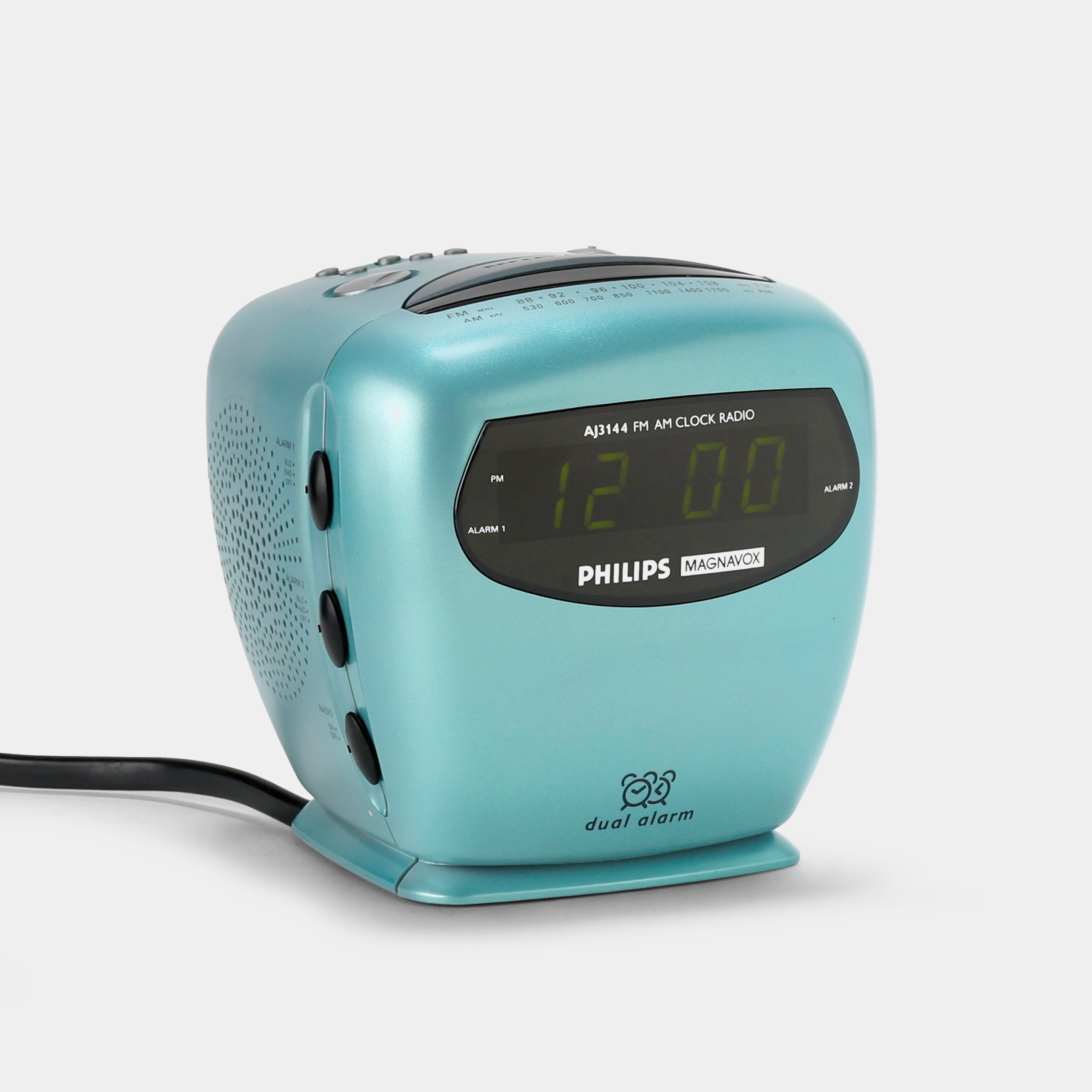 Philips Magnavox AJ3144 FM/AM Alarm Clock Radio