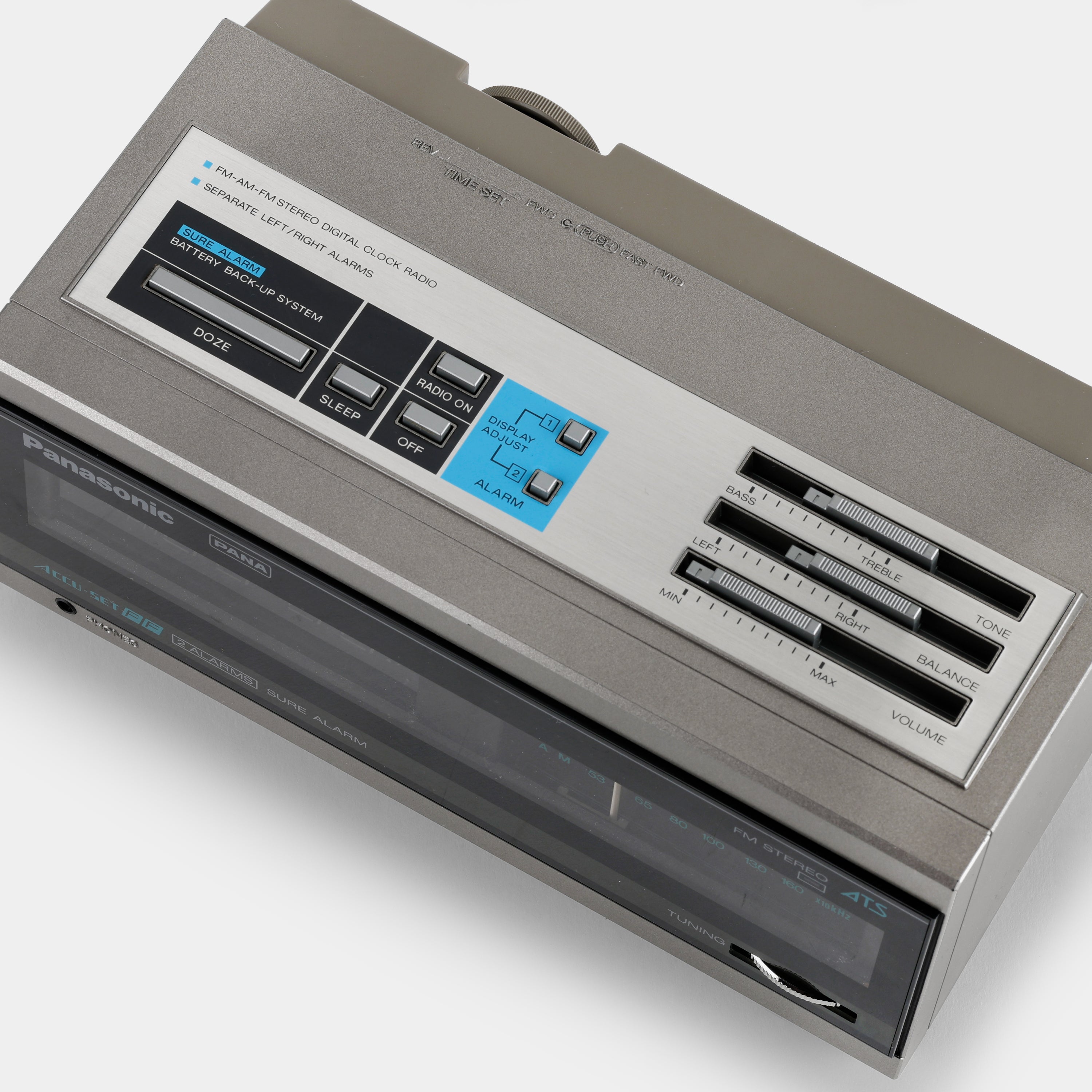 Panasonic RC-X310 Alarm Clock Radio with Speakers