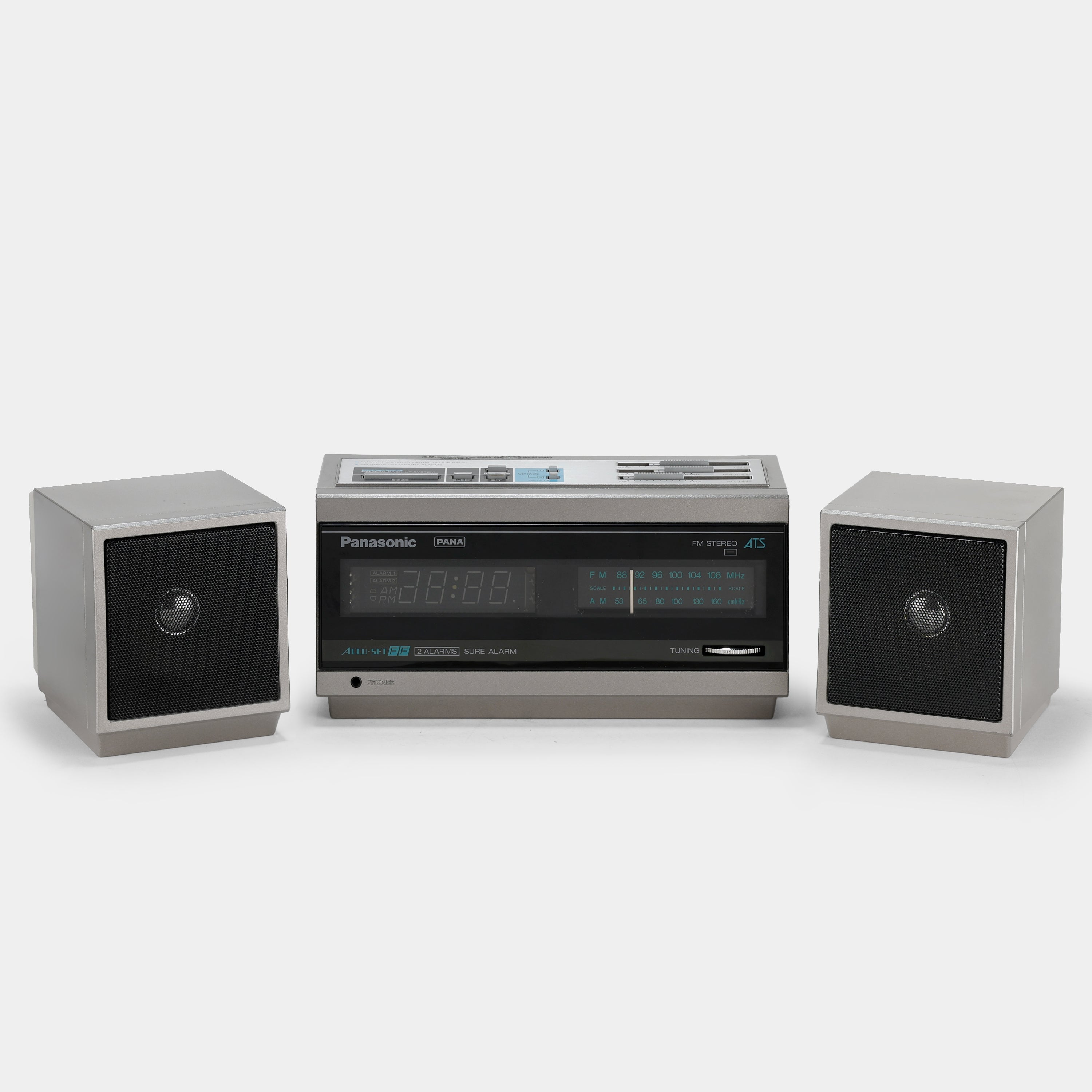 Panasonic RC-X310 Alarm Clock Radio with Speakers