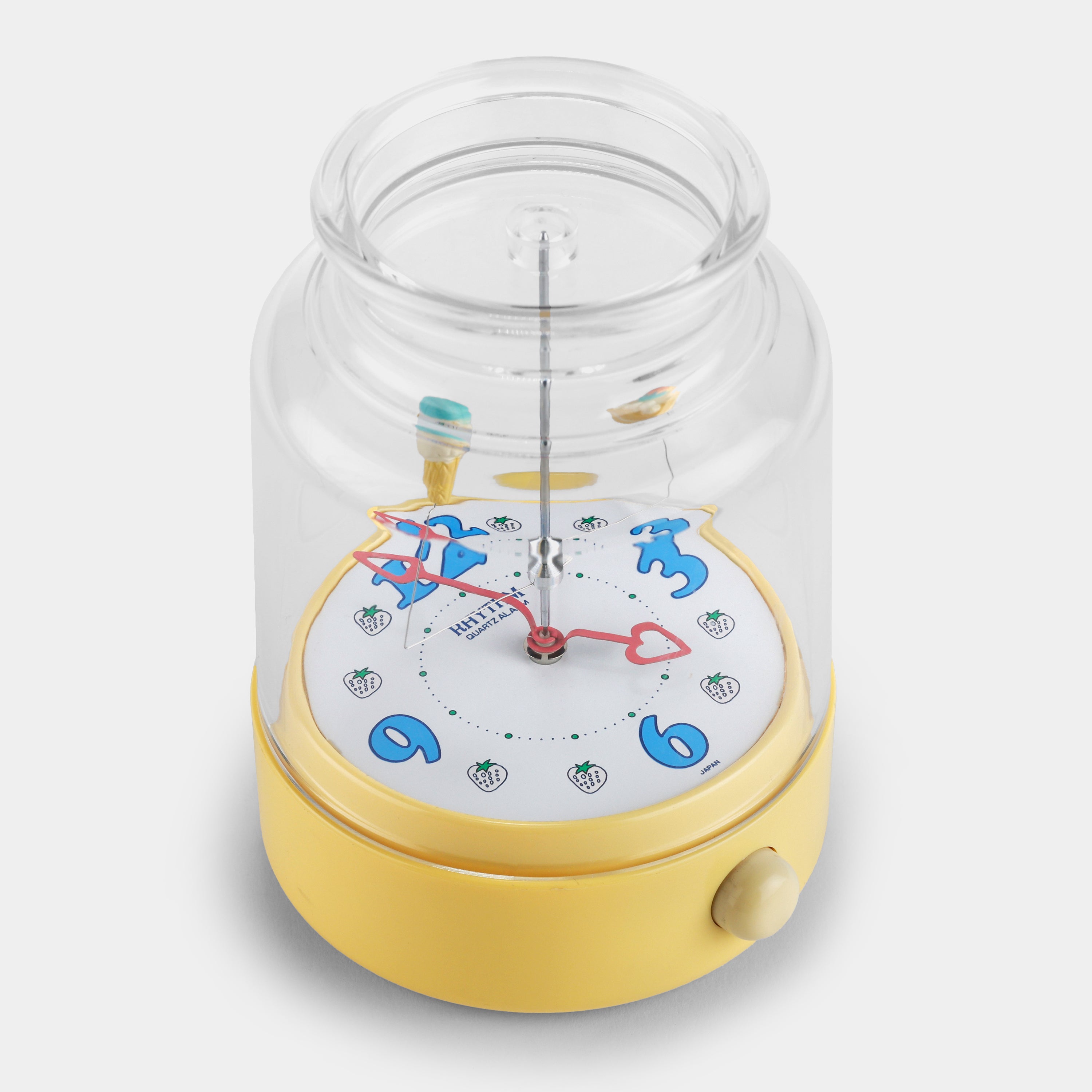 Rhythm 4RM657 Strawberry Jar Alarm Clock