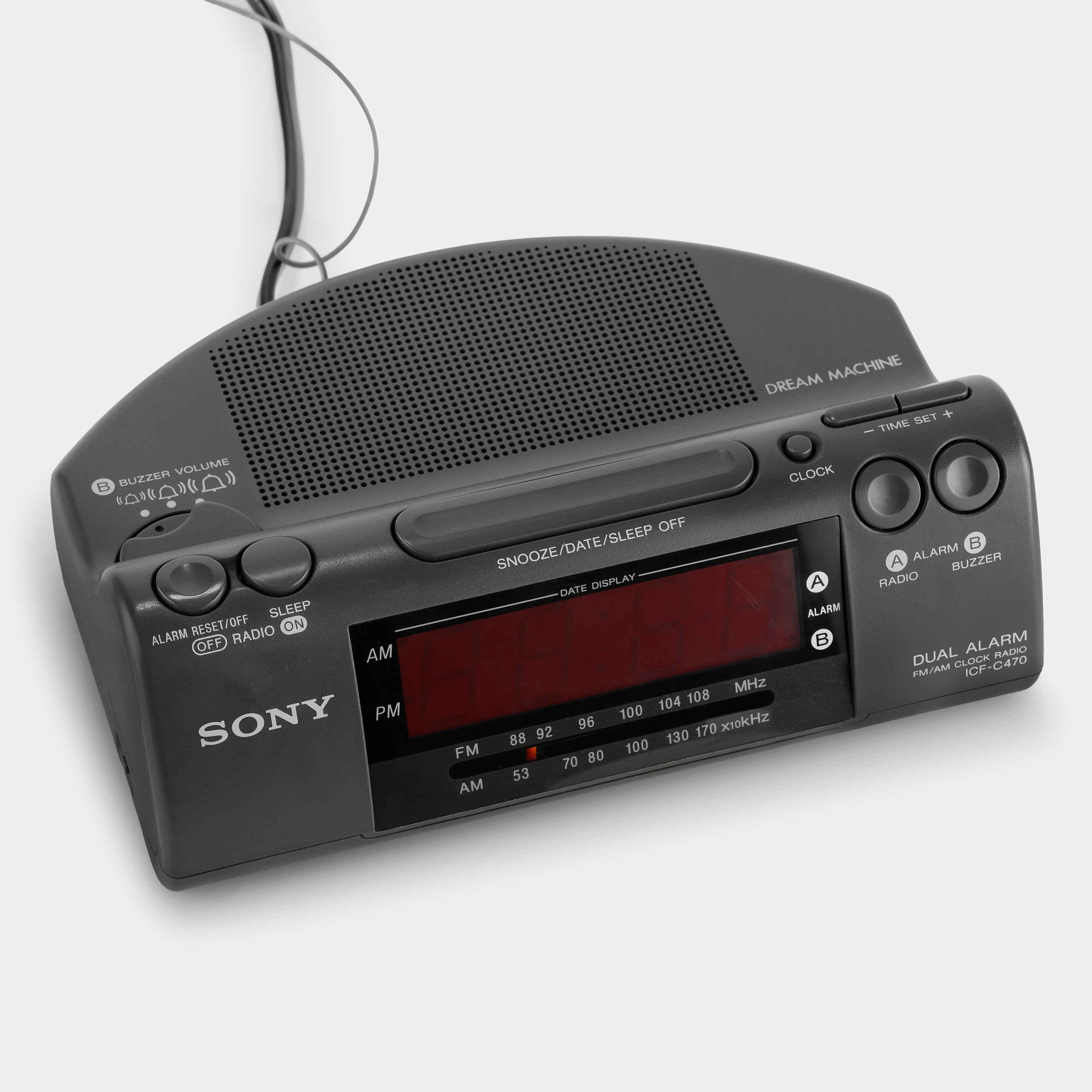 Sony Dream Machine ICF-C470 AM/FM Alarm Clock Radio