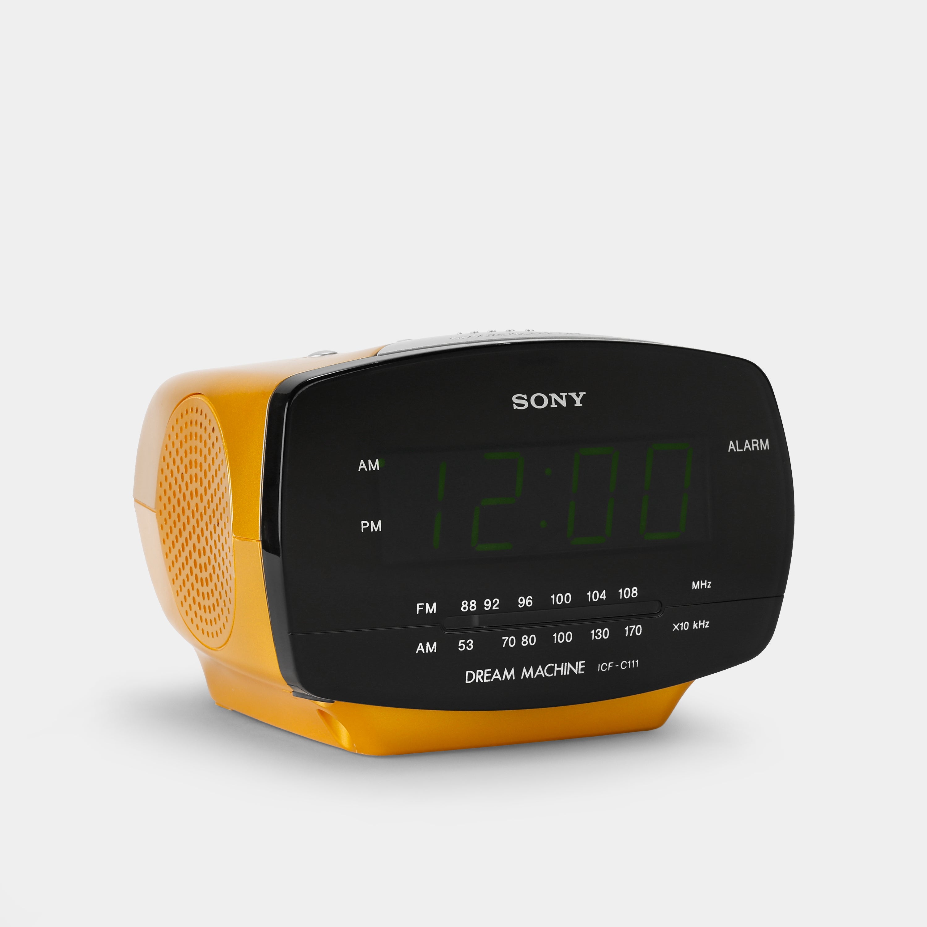 Sony Dream Machine ICF-C111 AM/FM Gold Alarm Clock Radio