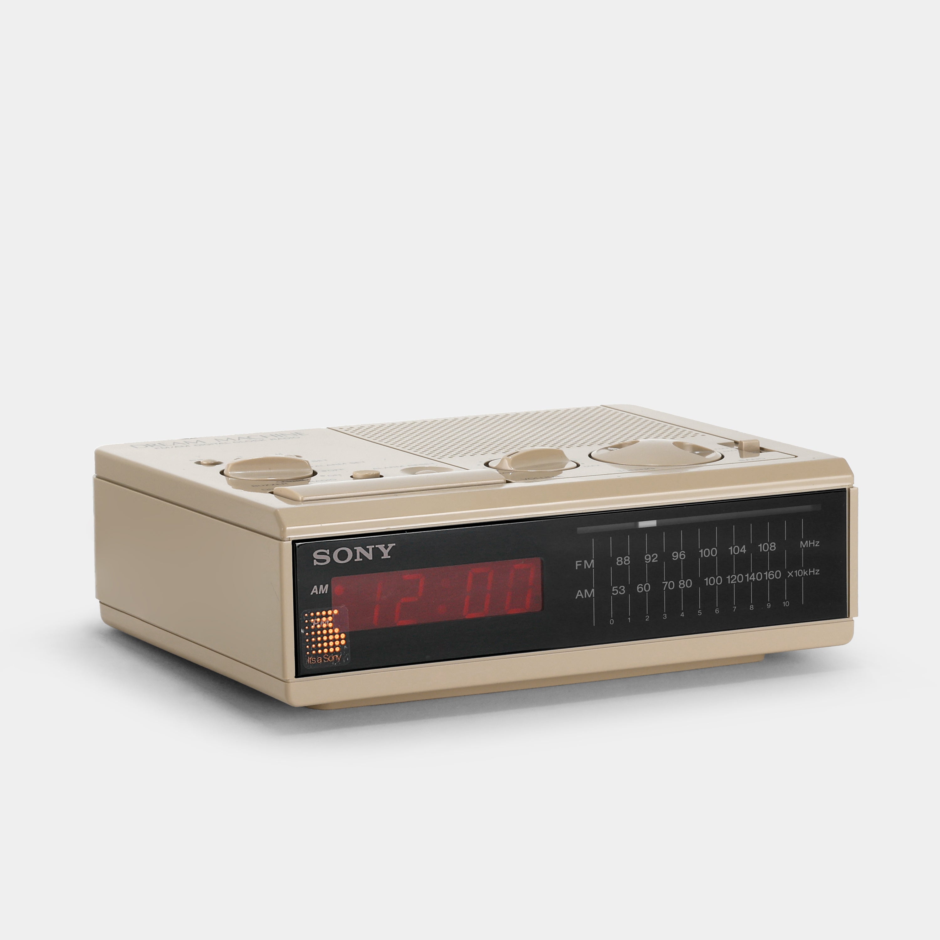 Sony Dream Machine ICF-C2W Beige Alarm Clock Radio