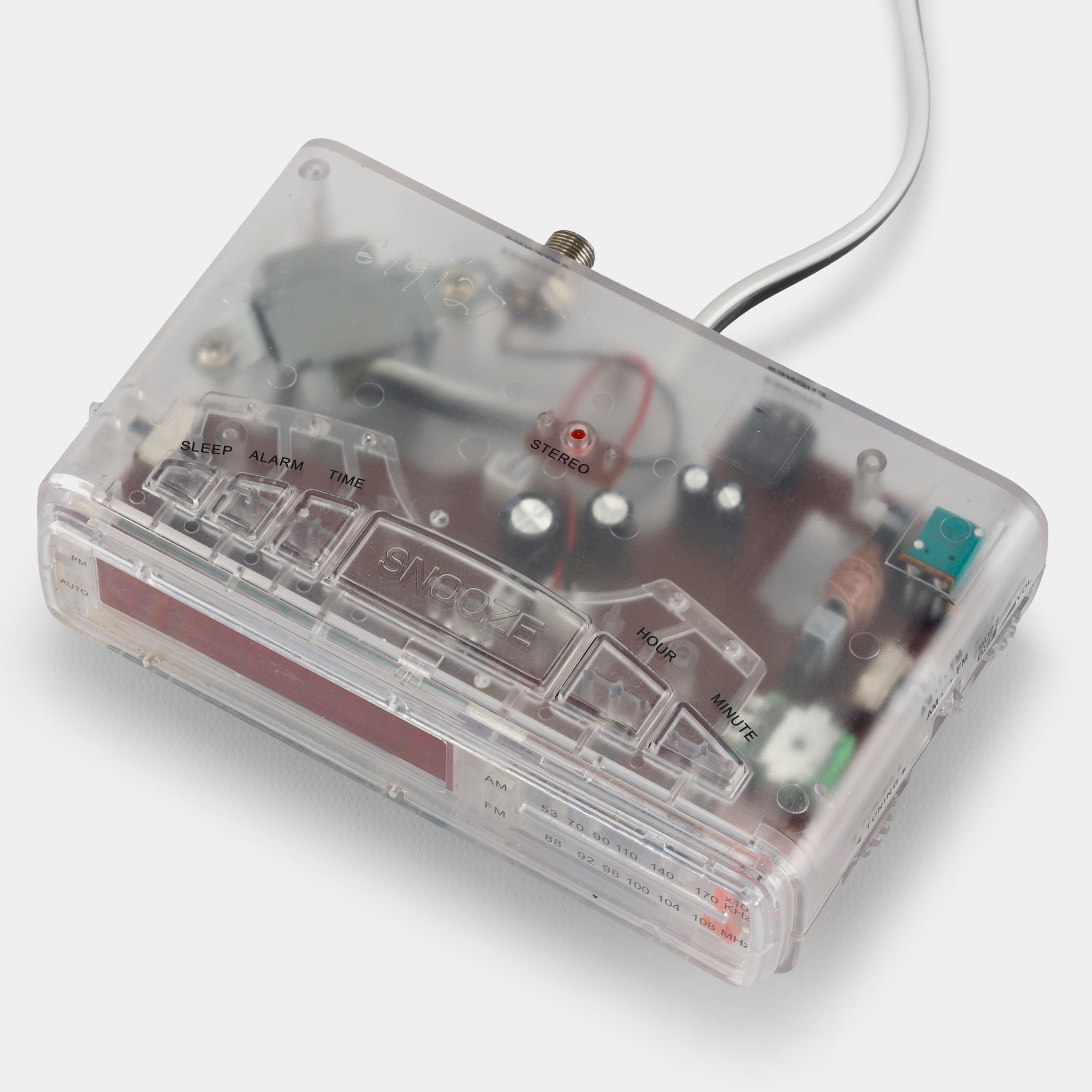 CT RAC 70 Transparent Alarm Clock