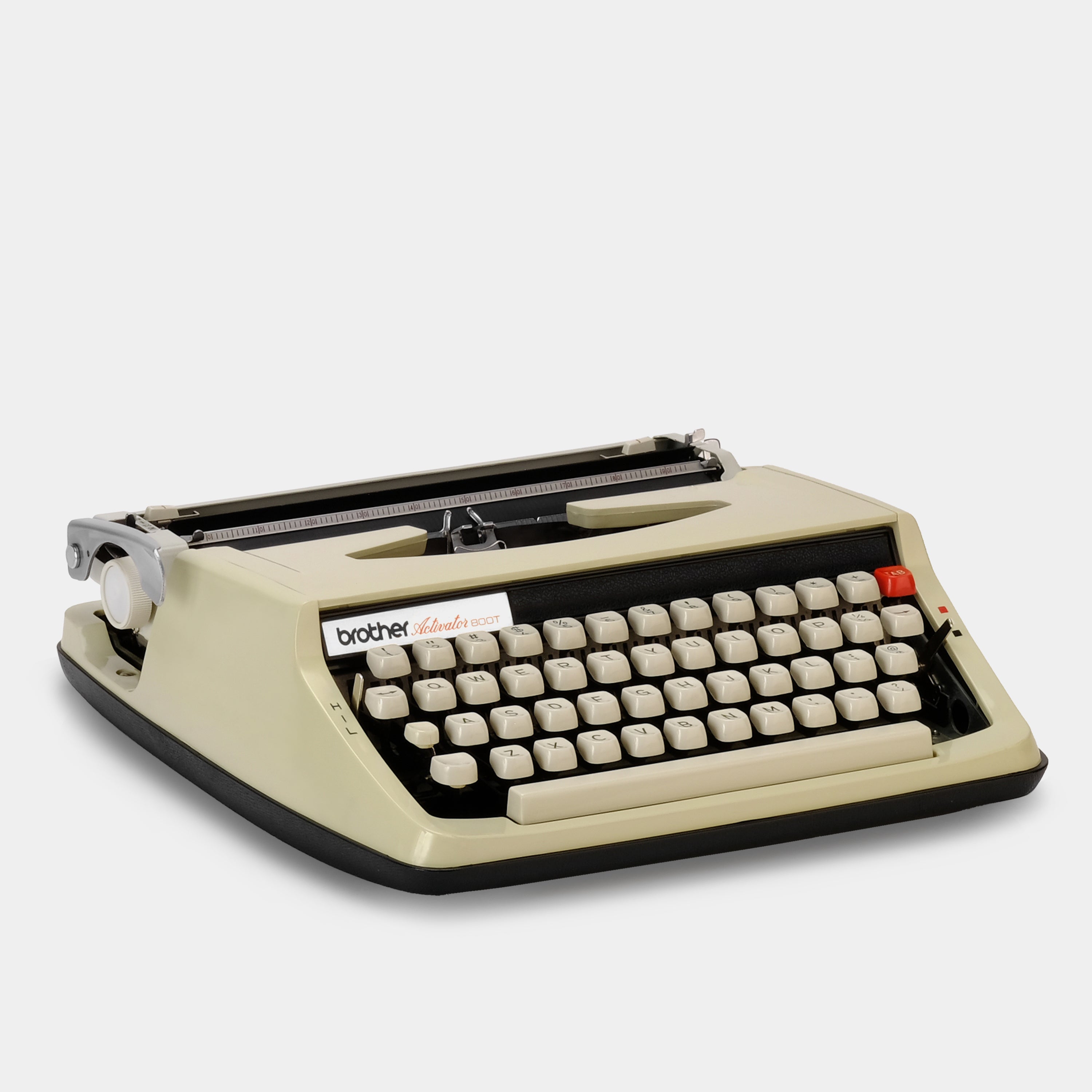 Brother Activator 800T Beige Manual Typewriter and Case