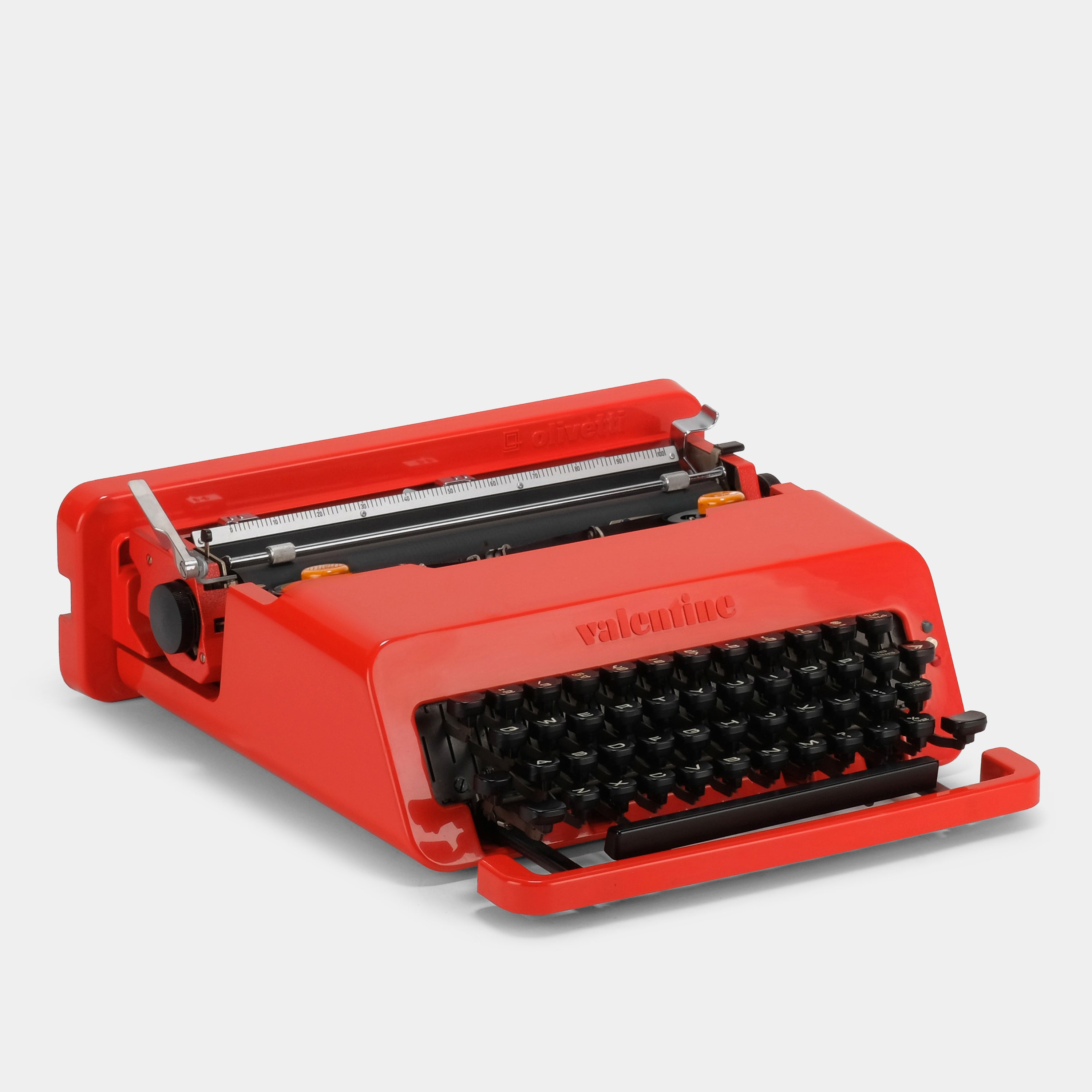 Olivetti Valentine S Red Manual Typewriter and Case