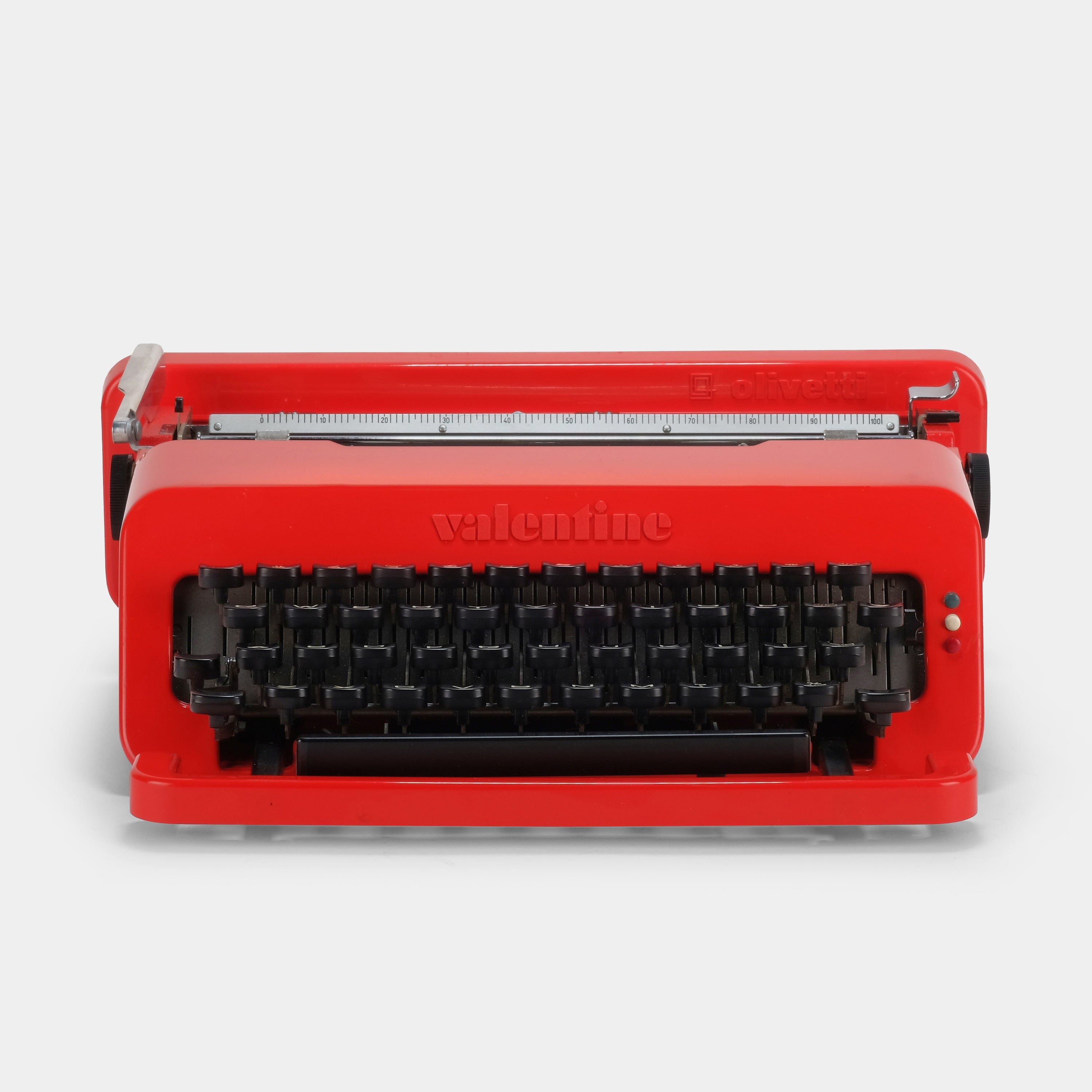 Olivetti Valentine S Red Manual Typewriter and Case