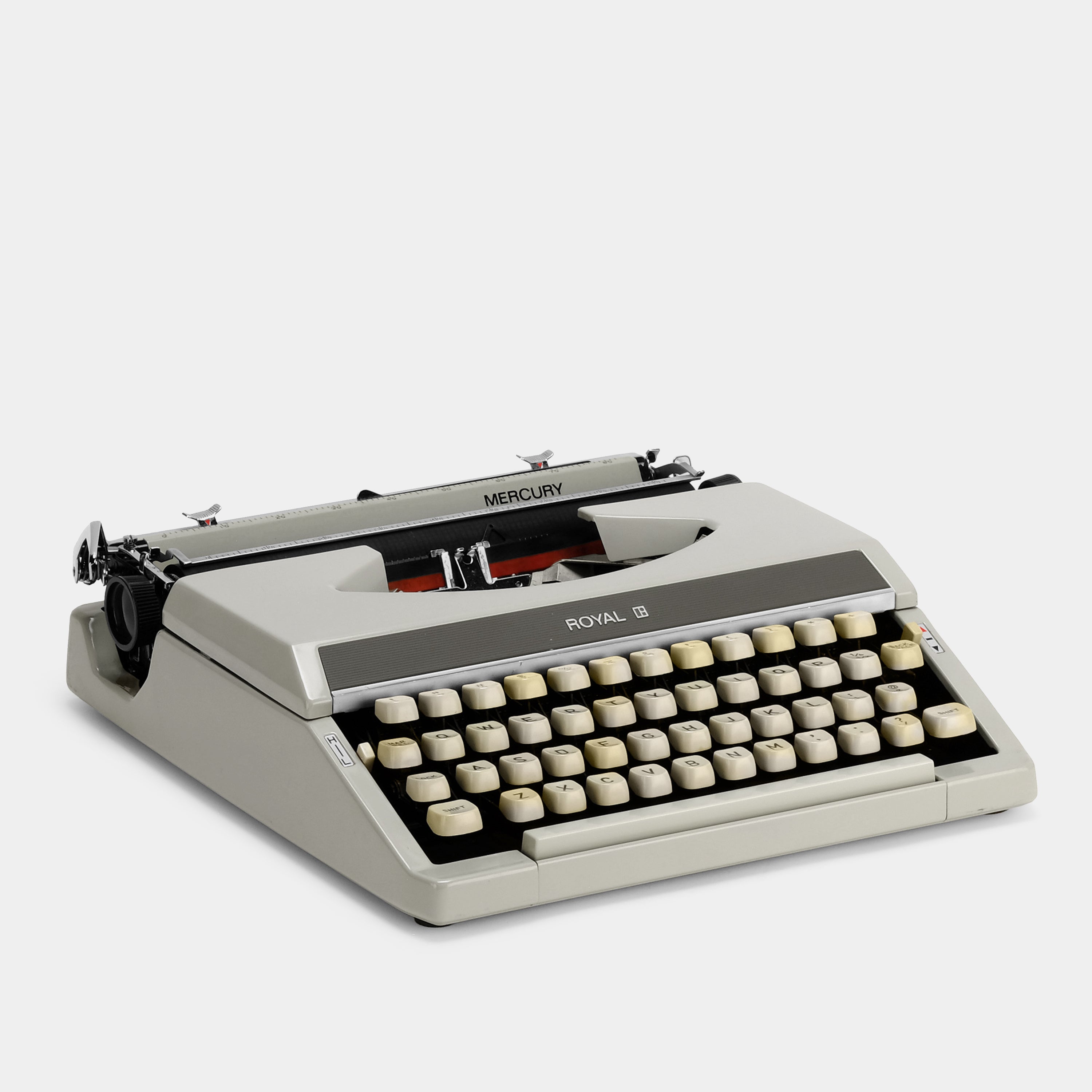 Royal Mercury Beige Manual Typewriter and Case