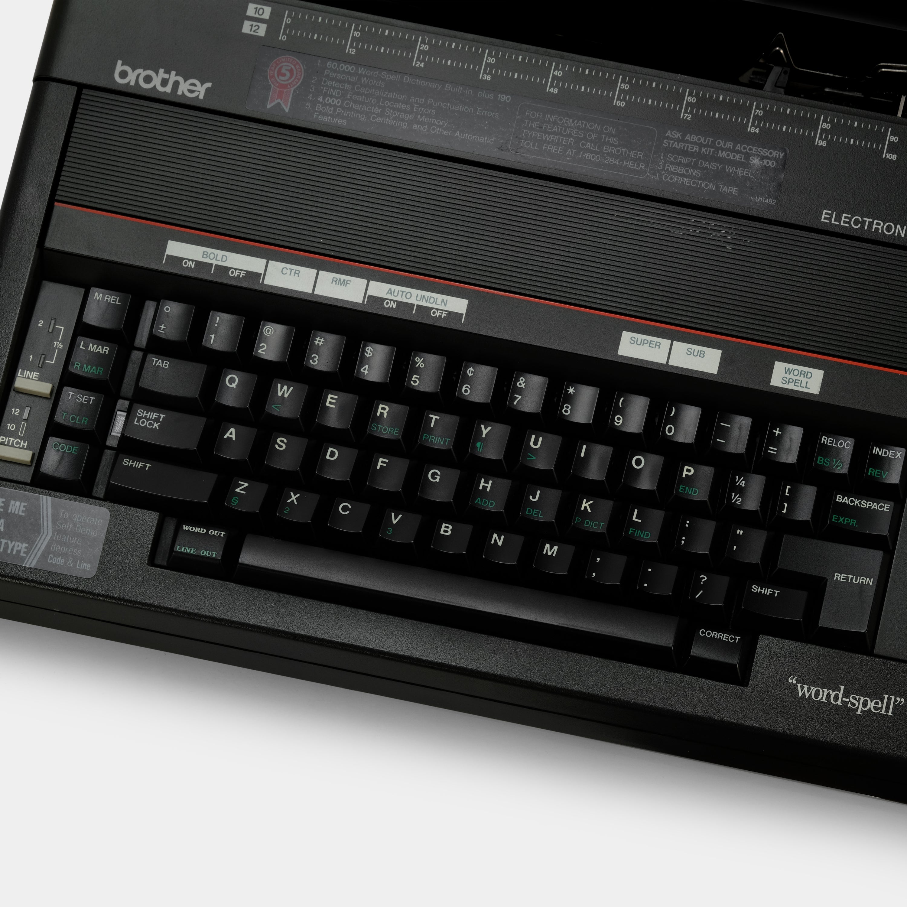 Brother AX-24 Electronic Typewriter