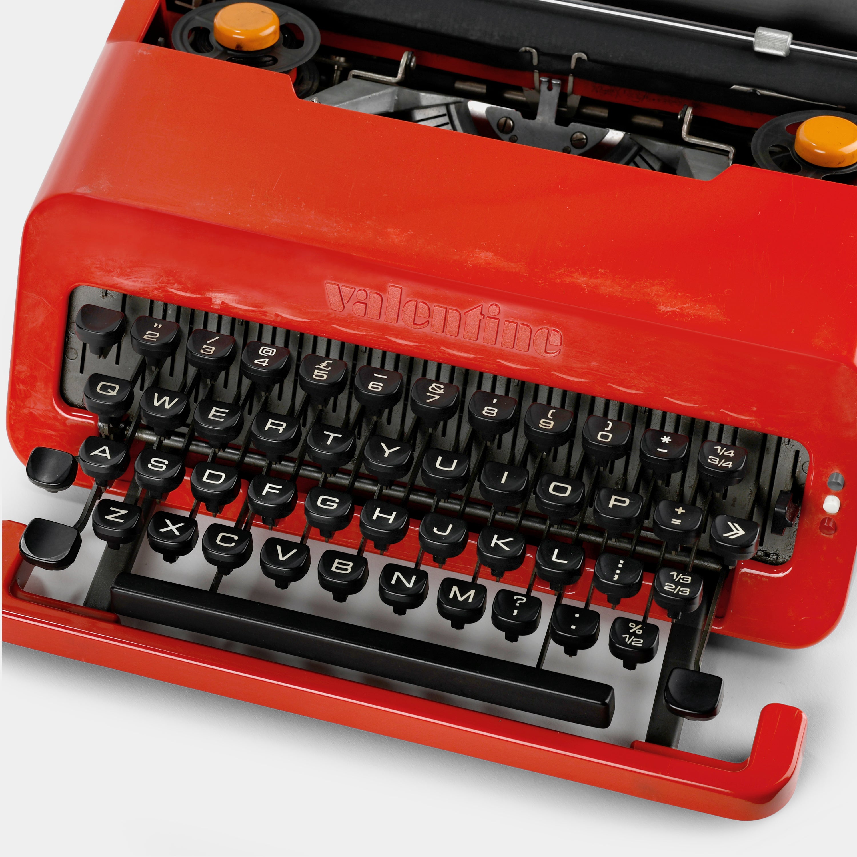Olivetti Valentine Red Manual Typewriter and Case