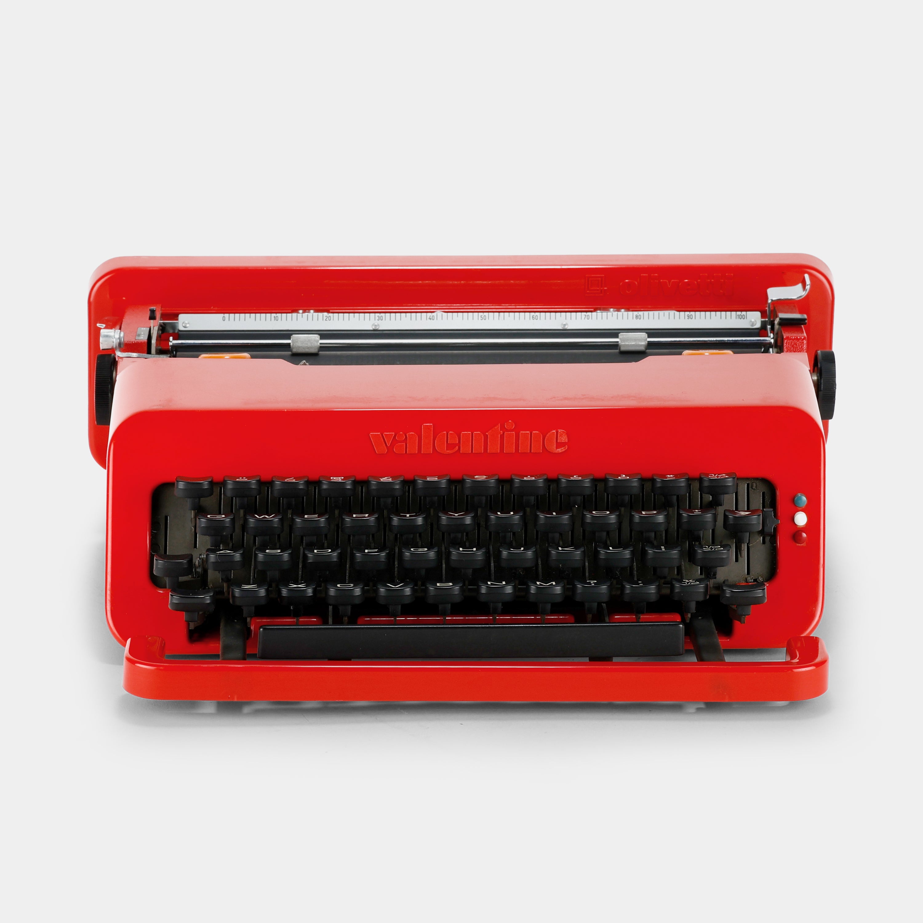 Olivetti Valentine Red Manual Typewriter and Case