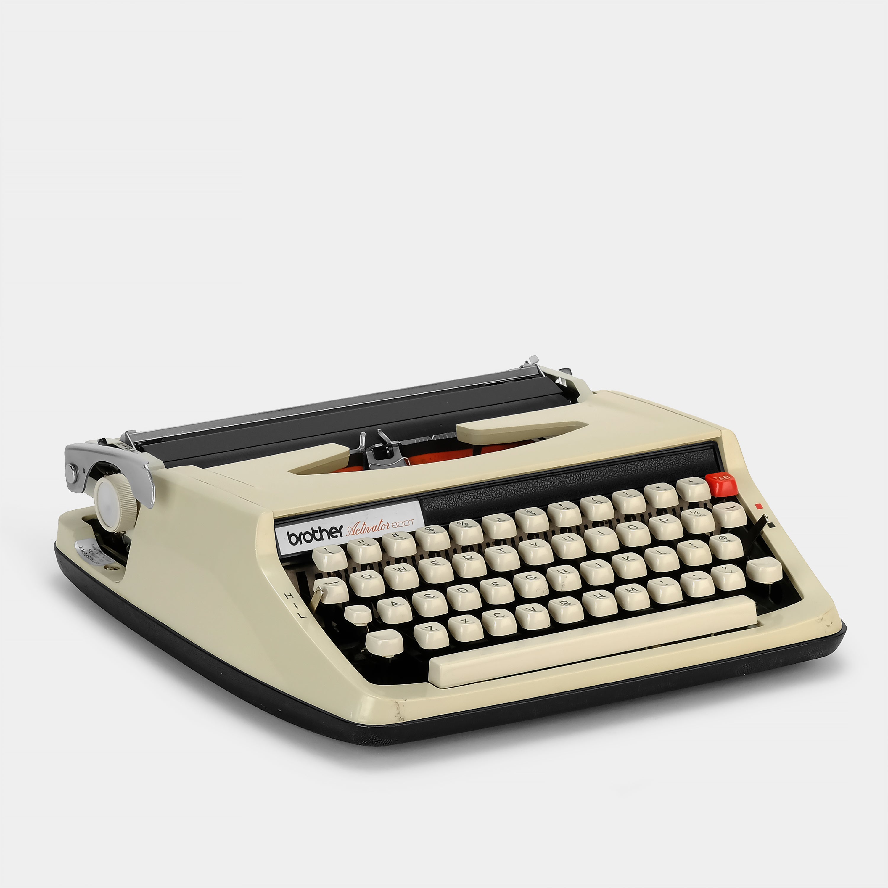 Brother Activator 800T Beige Manual Typewriter and Case