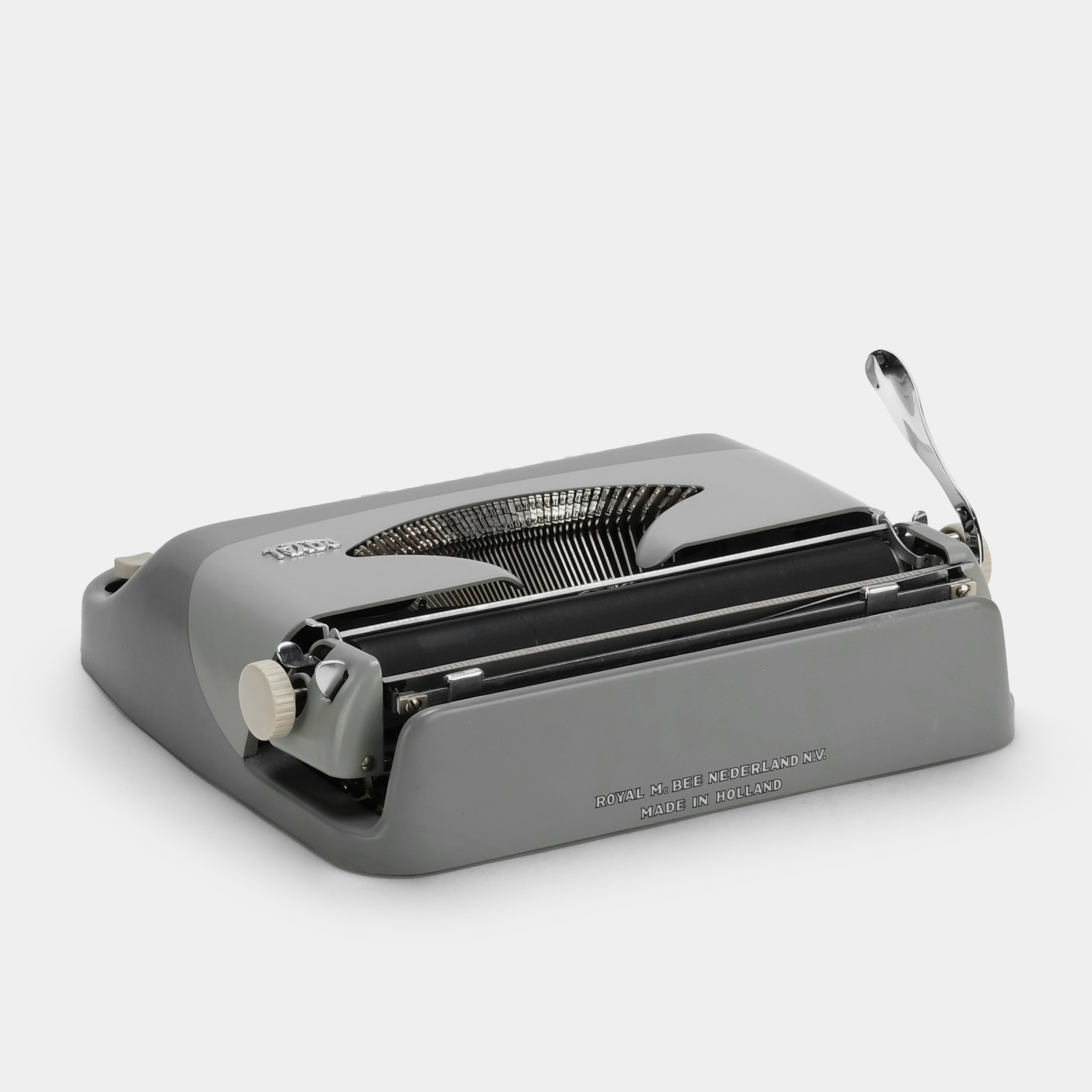 Royal Royalite Grey Manual Typewriter and Case