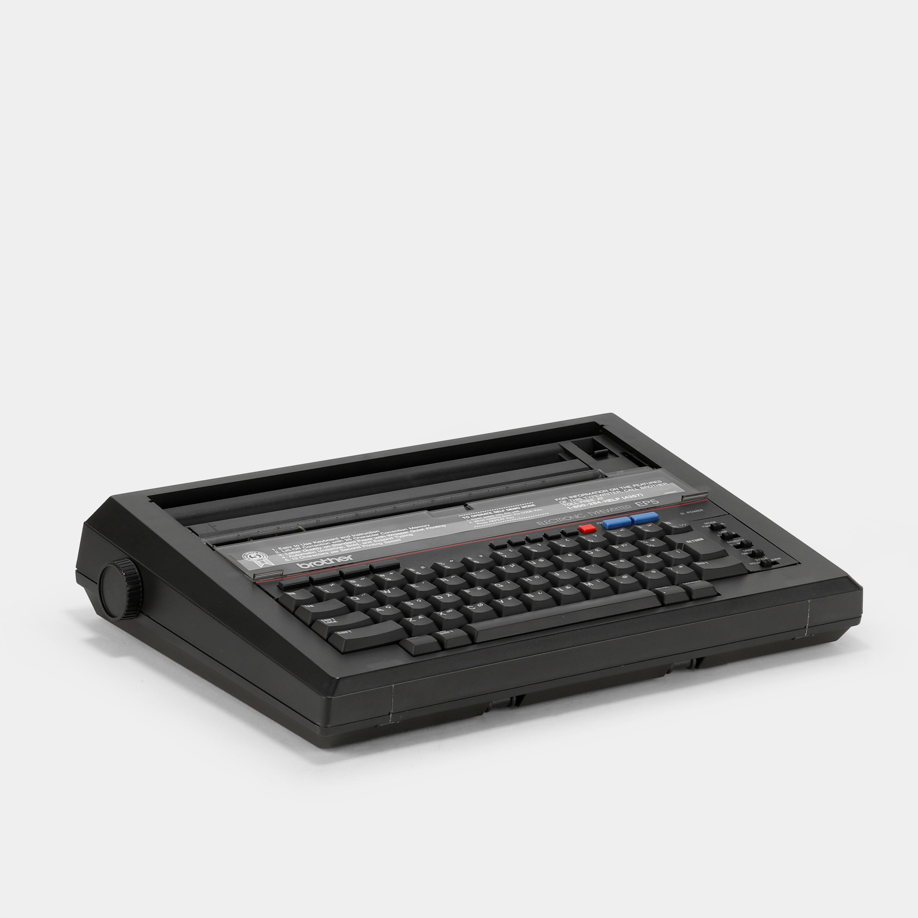 Brother EP-5 Portable Electronic Typewriter and Case (B-Grade)