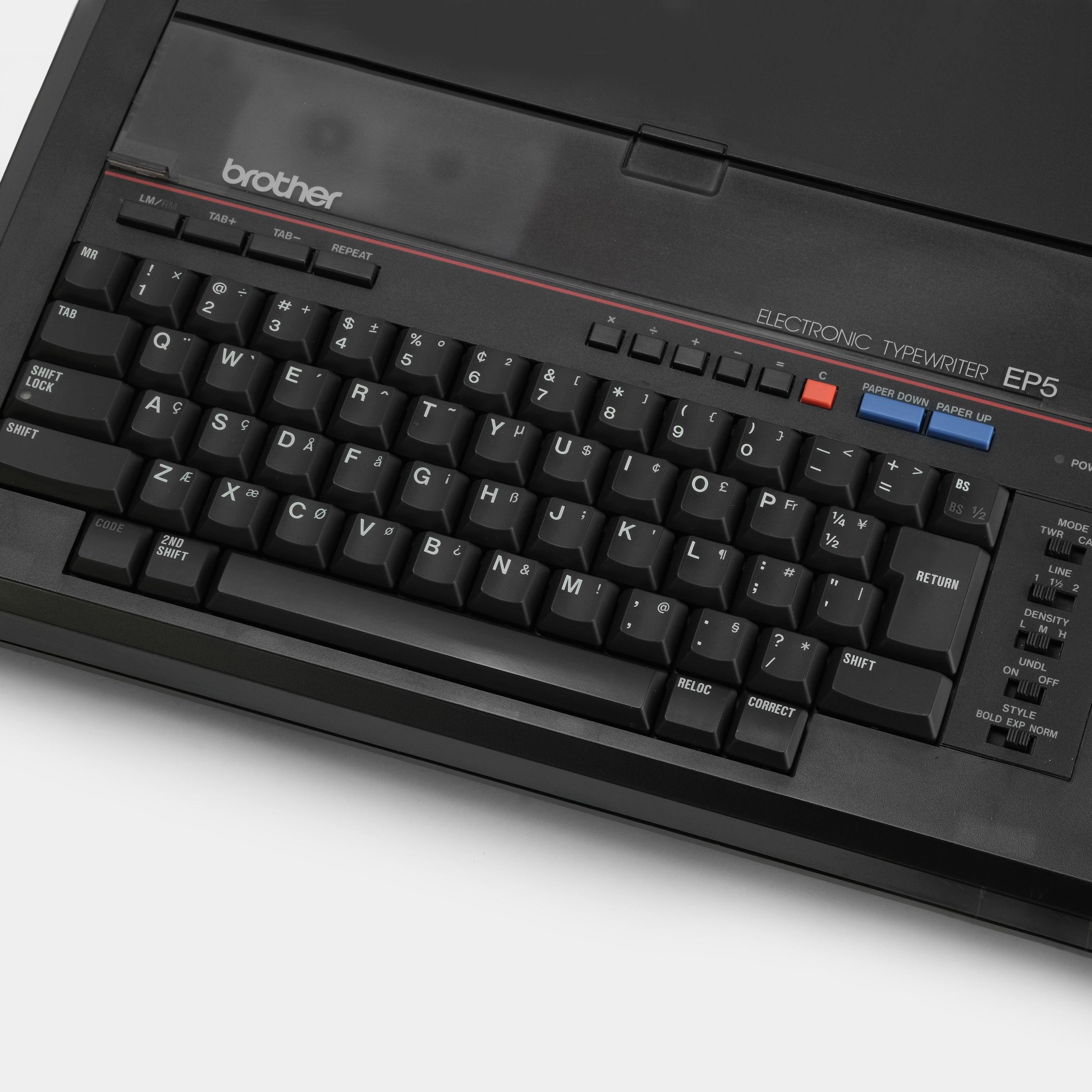 Brother EP-5 Portable Electronic Typewriter and Case