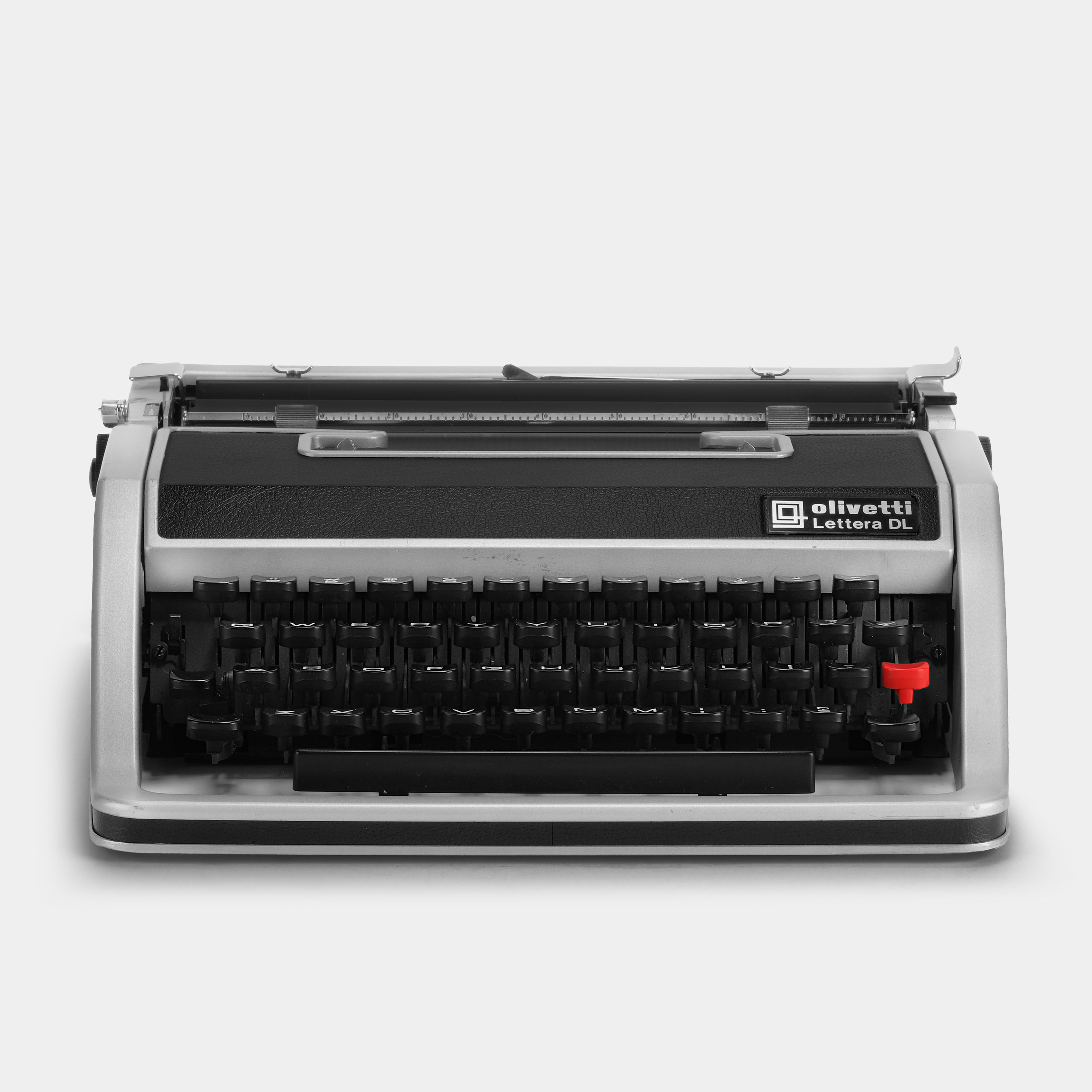 Olivetti Lettera DL Silver Typewriter and Case