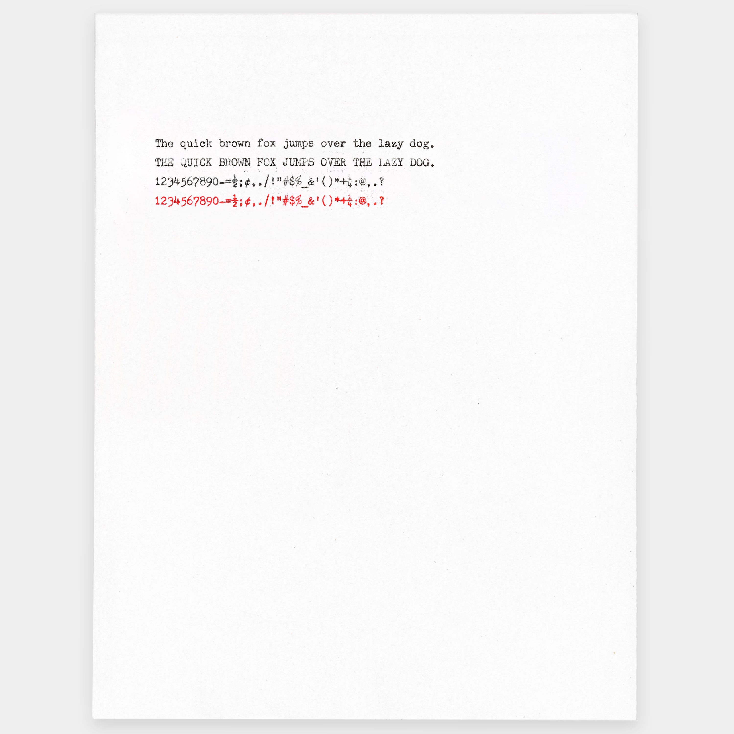 Sears Constellation II Ivory and Red Manual Typewriter and Case