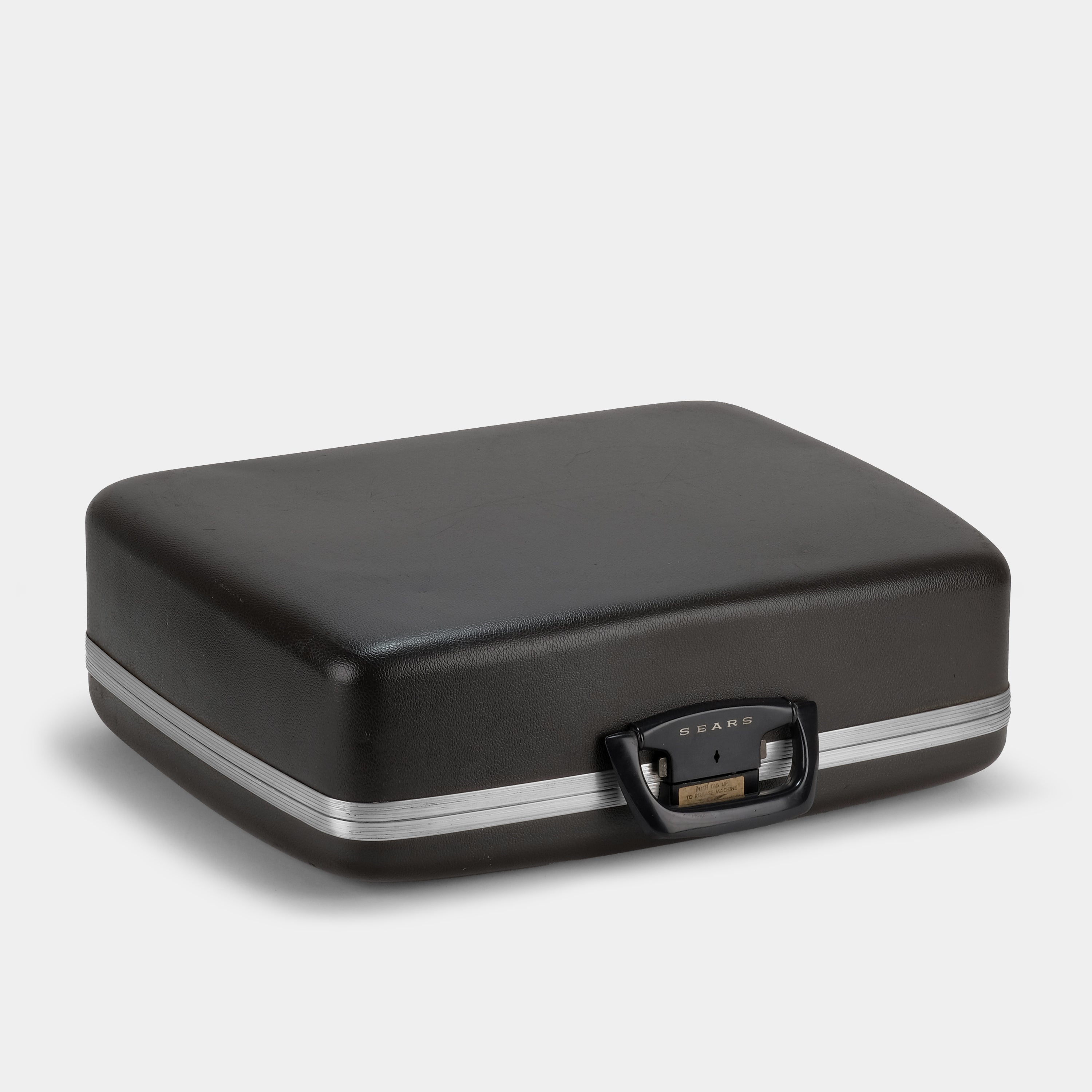 Sears Constellation II Ivory and Red Manual Typewriter and Case