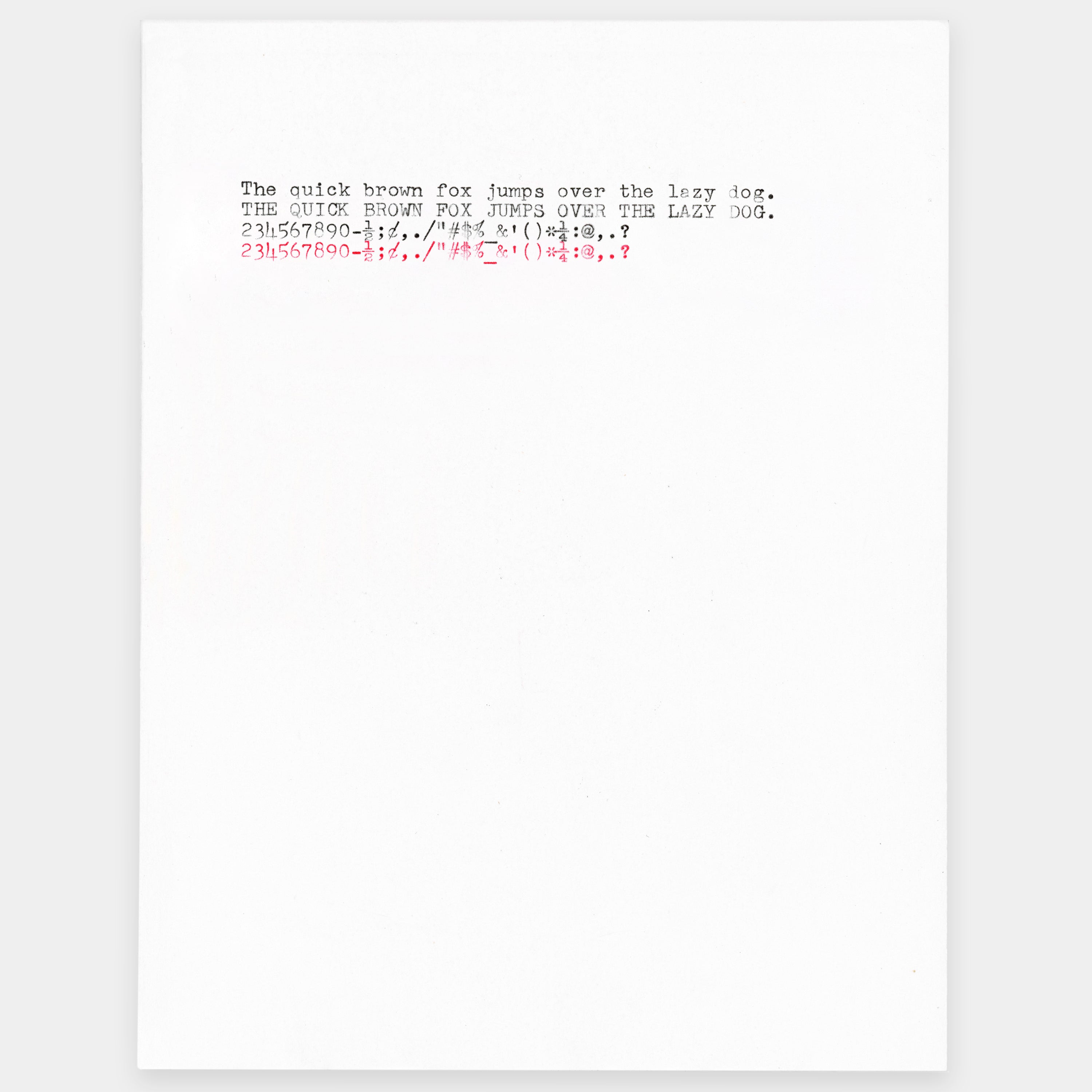 Royal Quiet De Luxe Grey and Green Manual Typewriter and Case