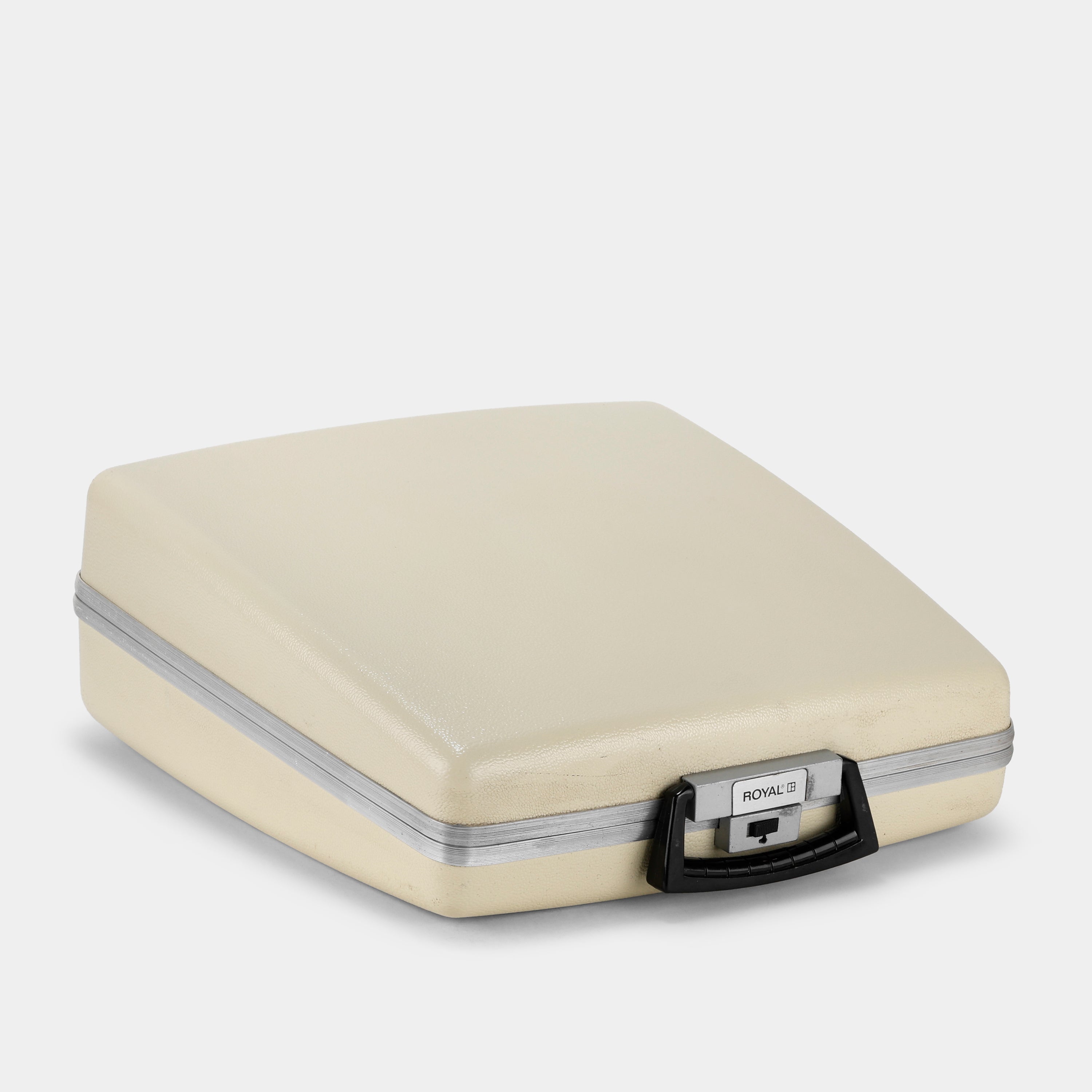 Royal Custom III Red Manual Typewriter and Case