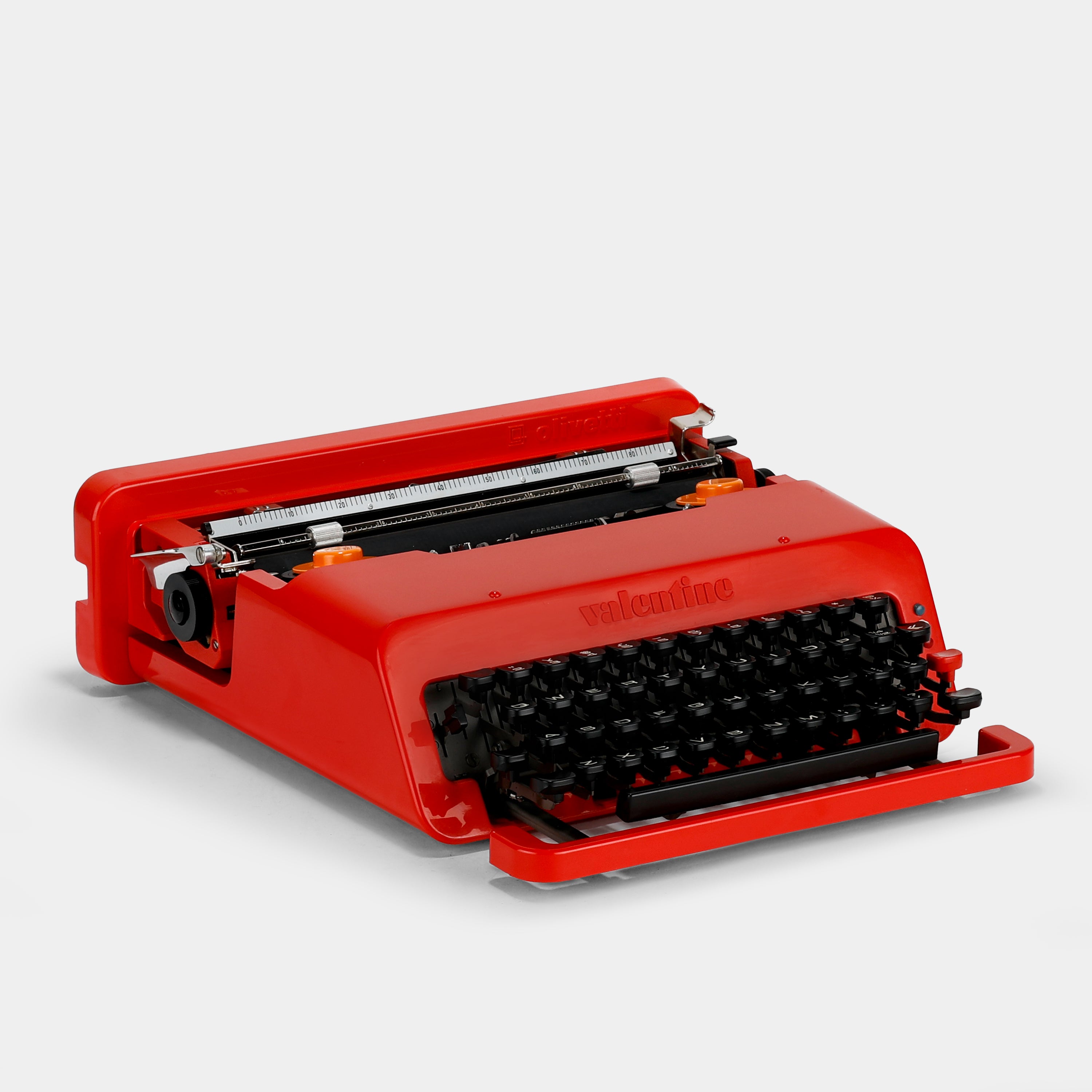 Olivetti Valentine Red Manual Typewriter and Case