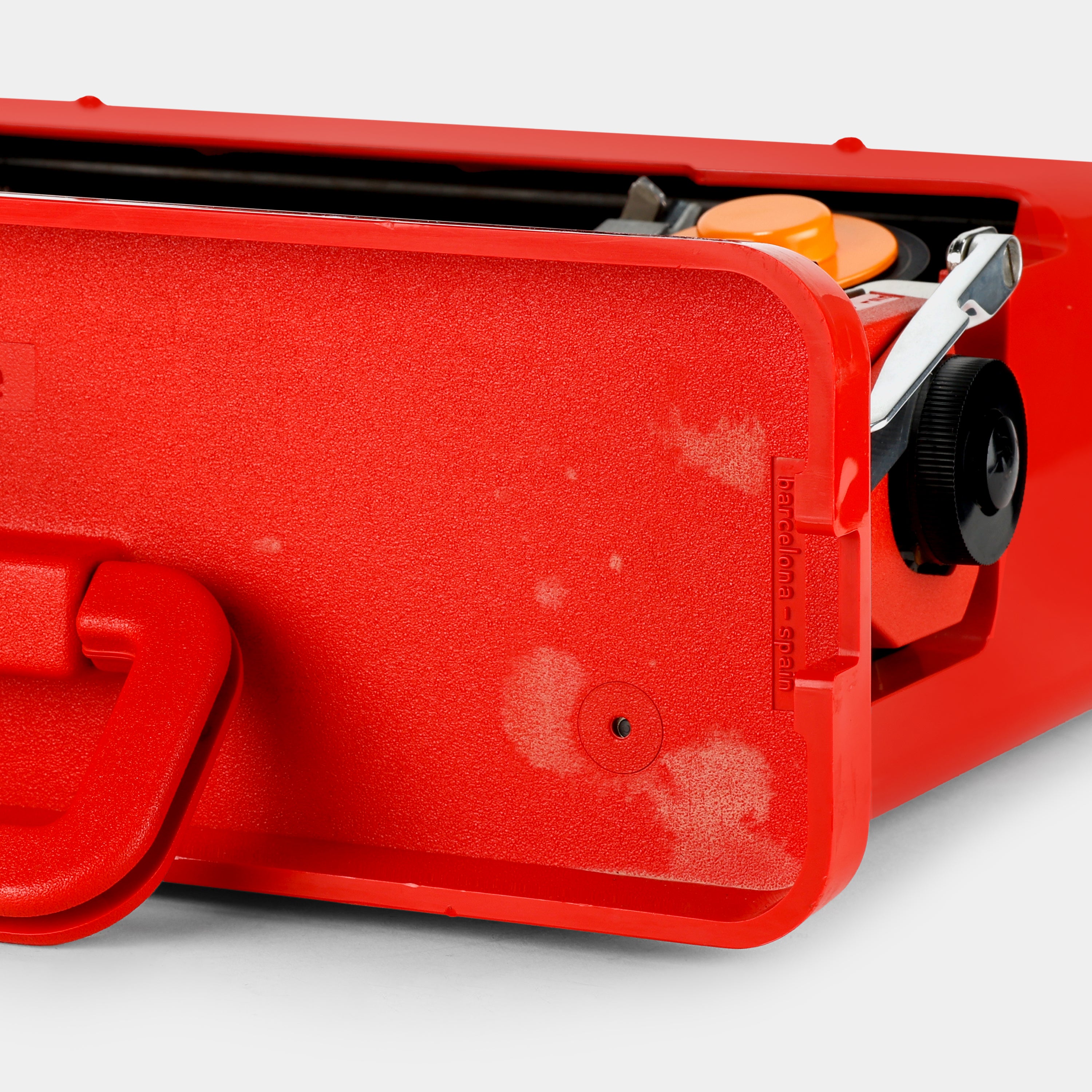 Olivetti Valentine Red Manual Typewriter and Case