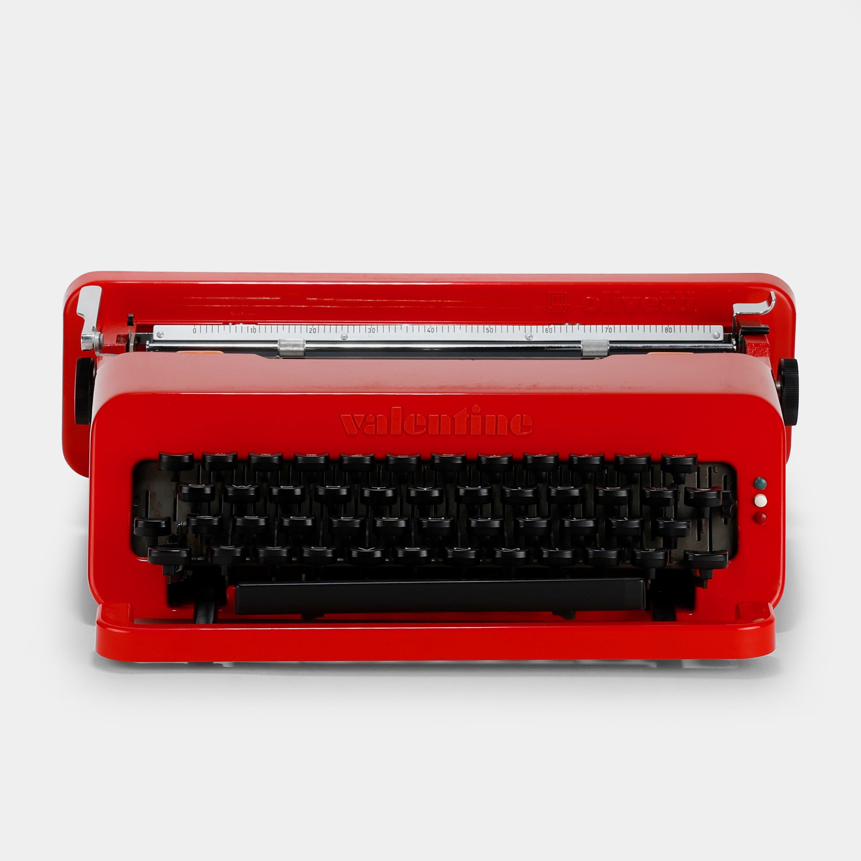 Olivetti Valentine S Red Manual Typewriter and Case