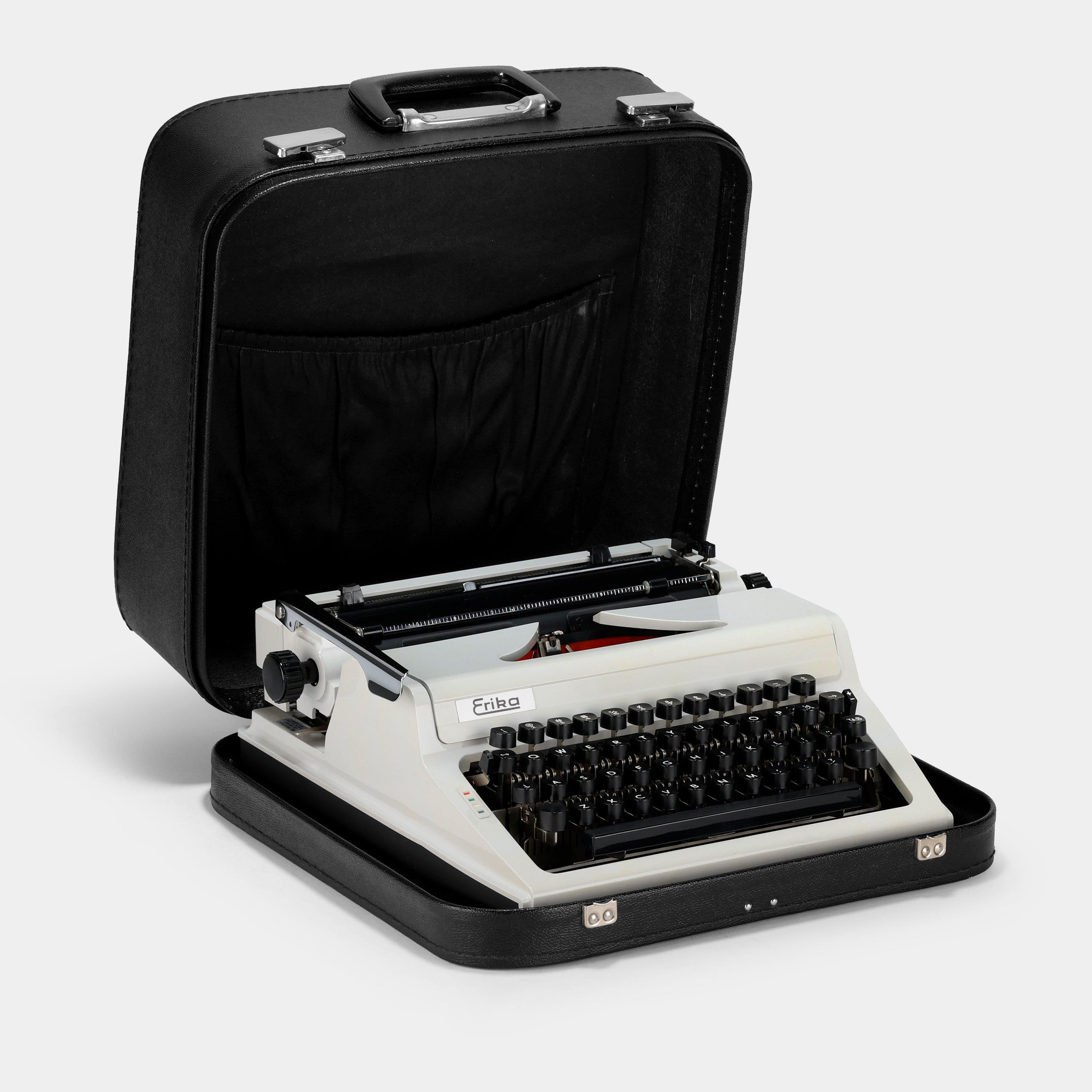 Erika 106 Ivory Manual Typewriter and Case