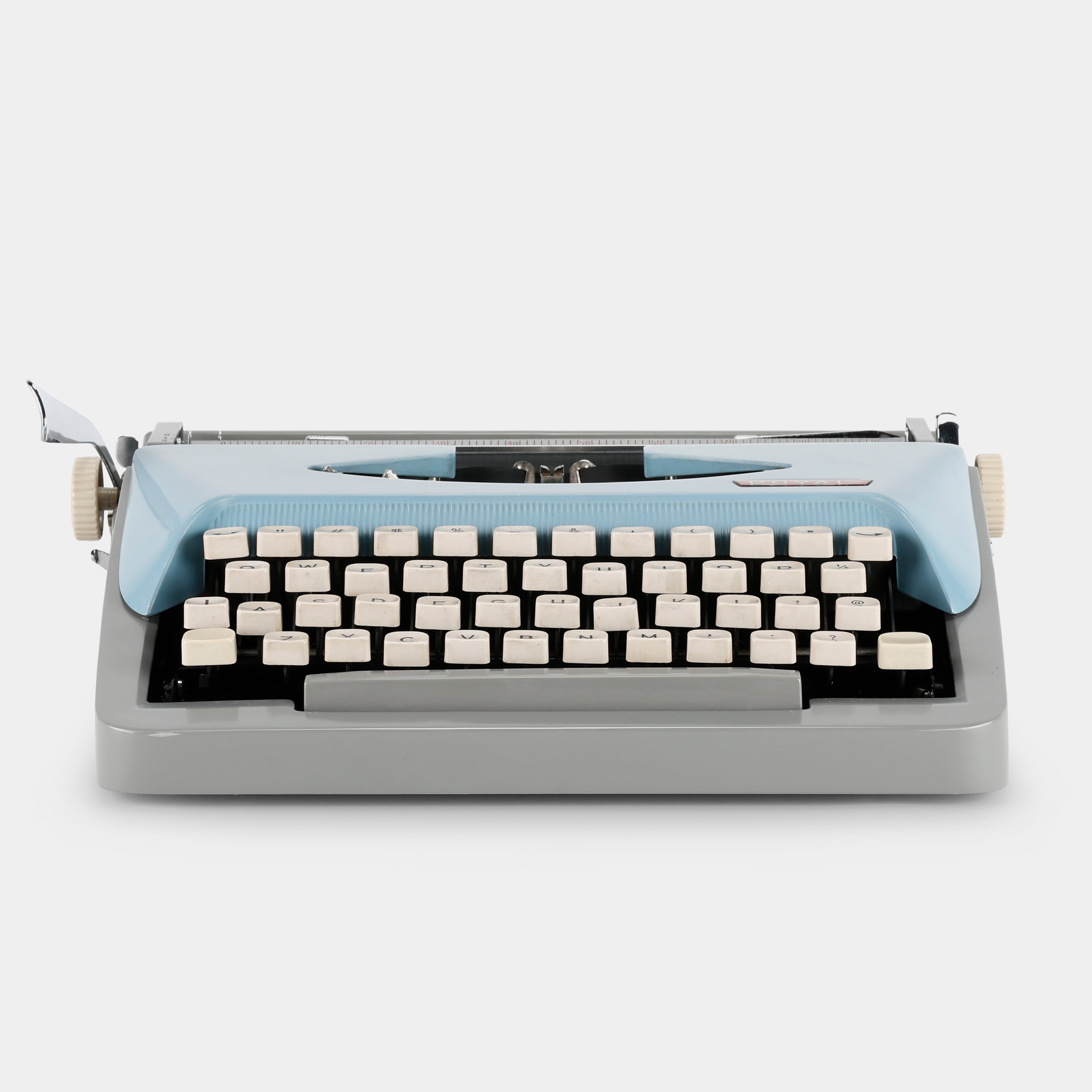 Royal Signet Blue Manual Typewriter and Case