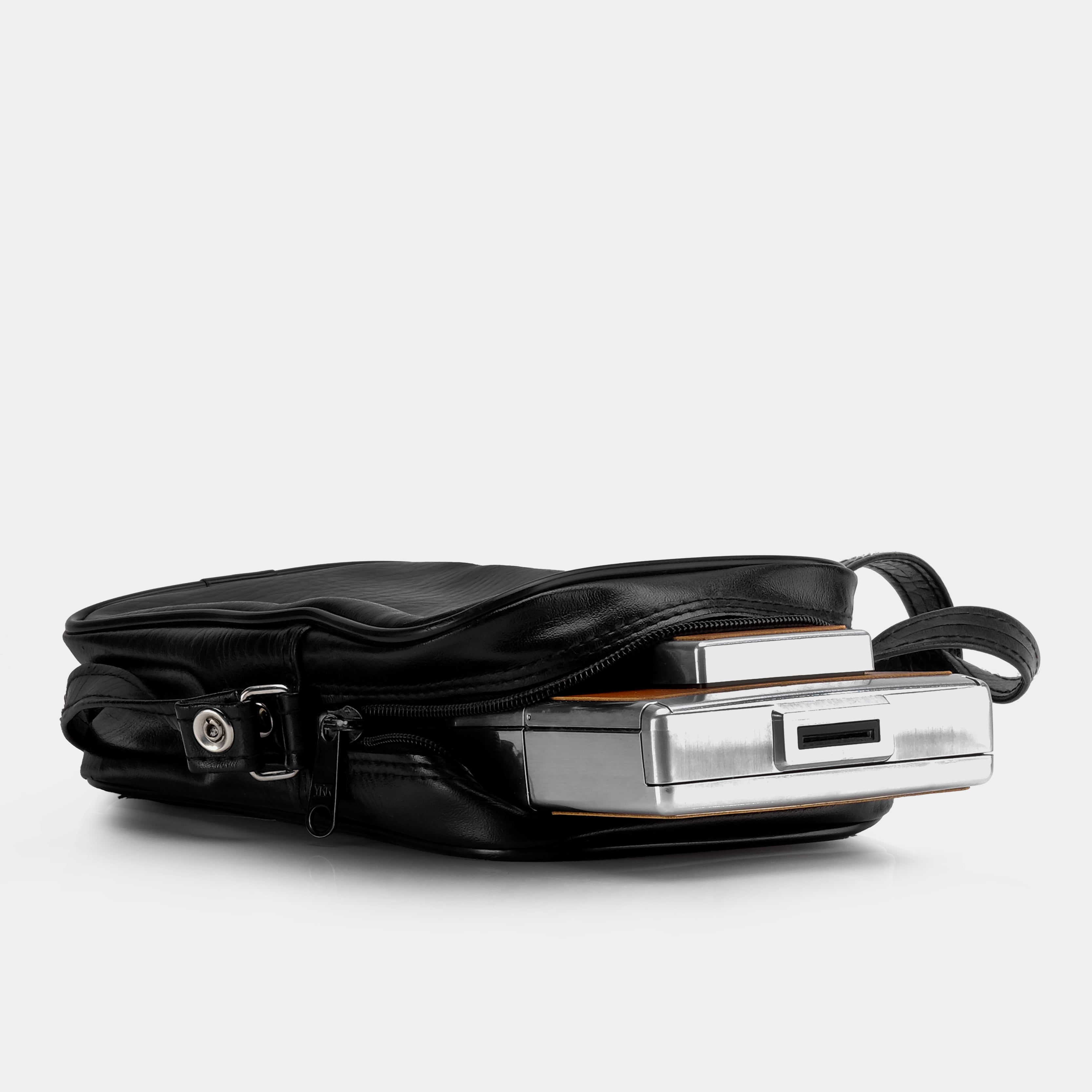 Black Faux Leather SX-70 Instant Camera Case