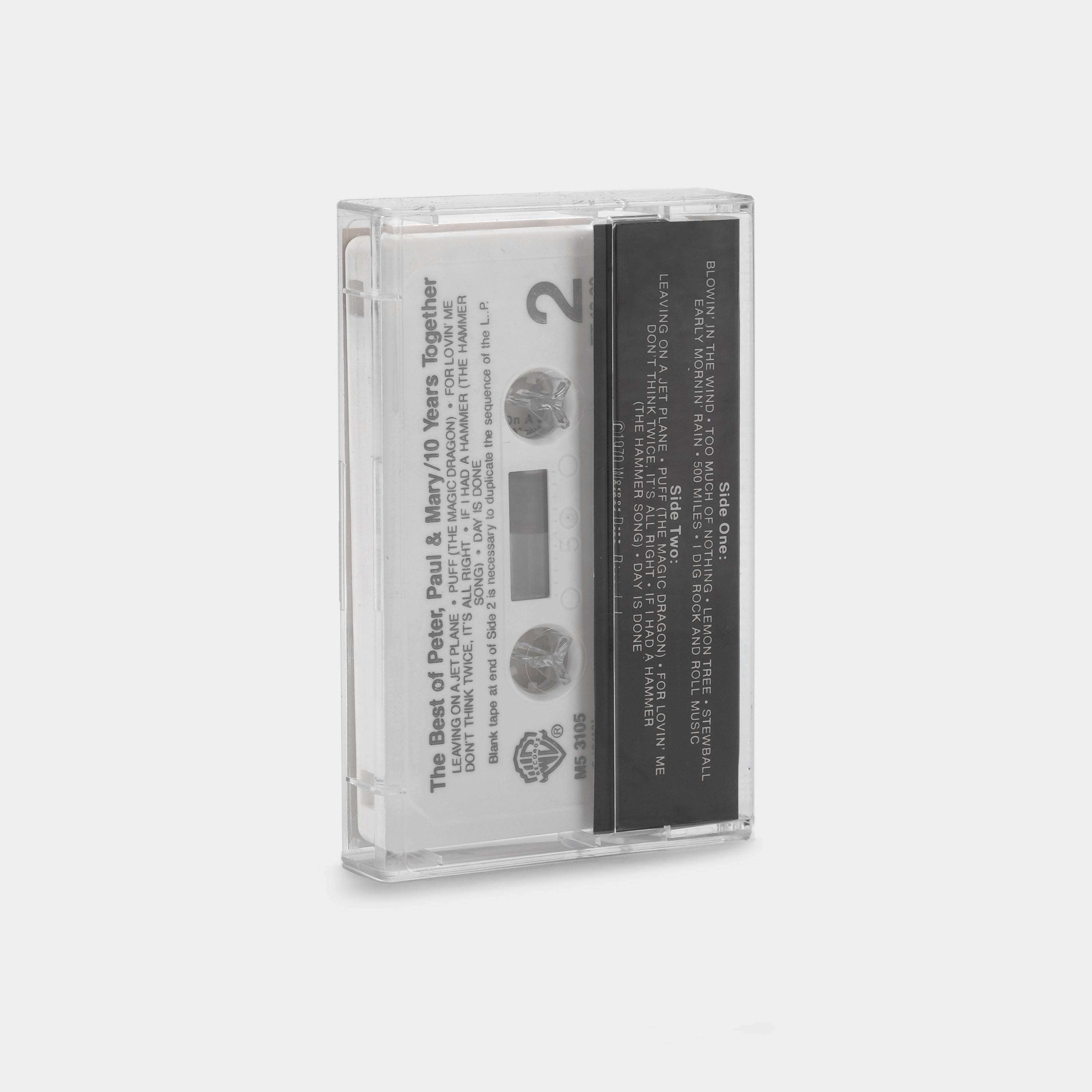 Peter, Paul & Mary - The Best of Peter, Paul & Mary 10 Years Together Cassette Tape