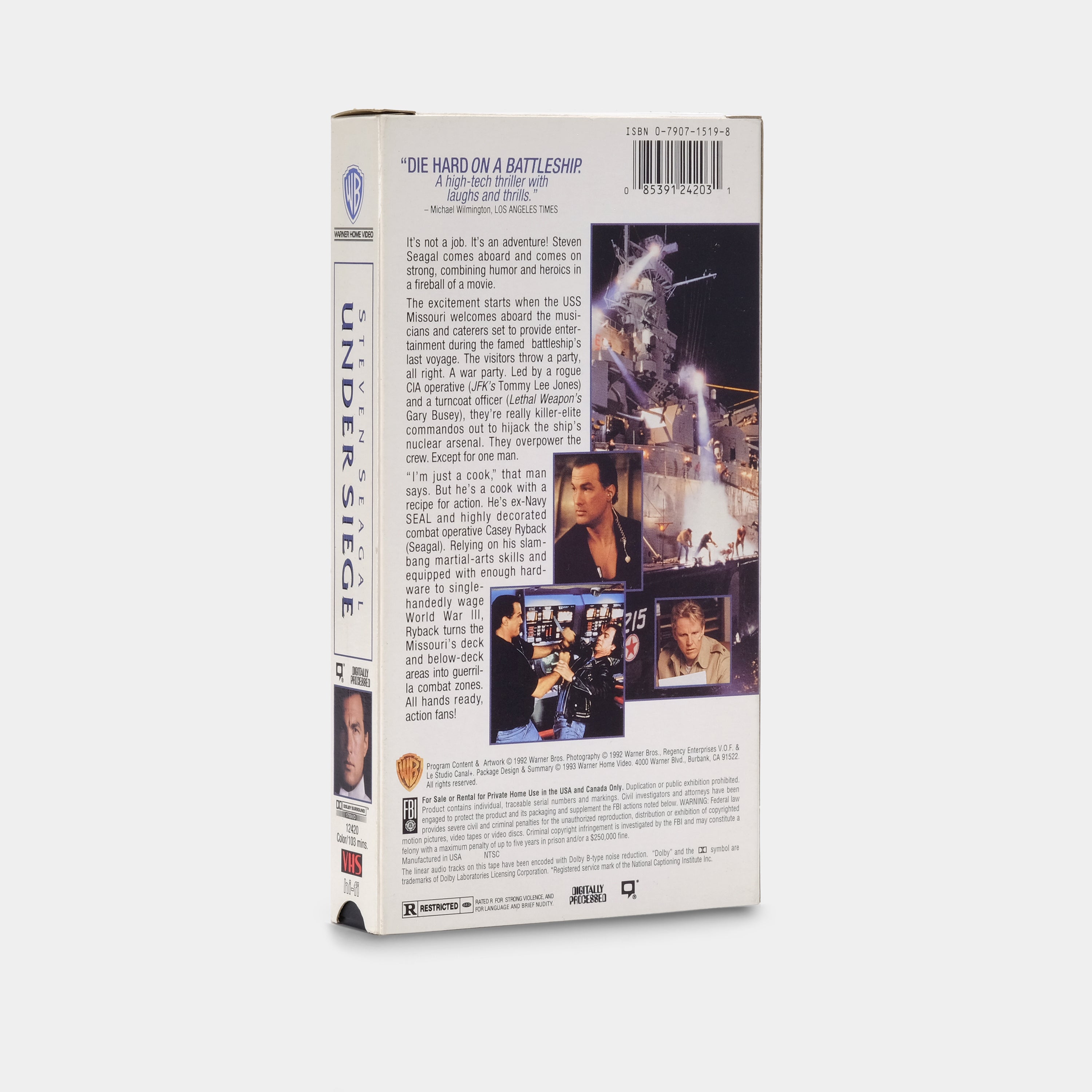 Under Siege VHS Tape