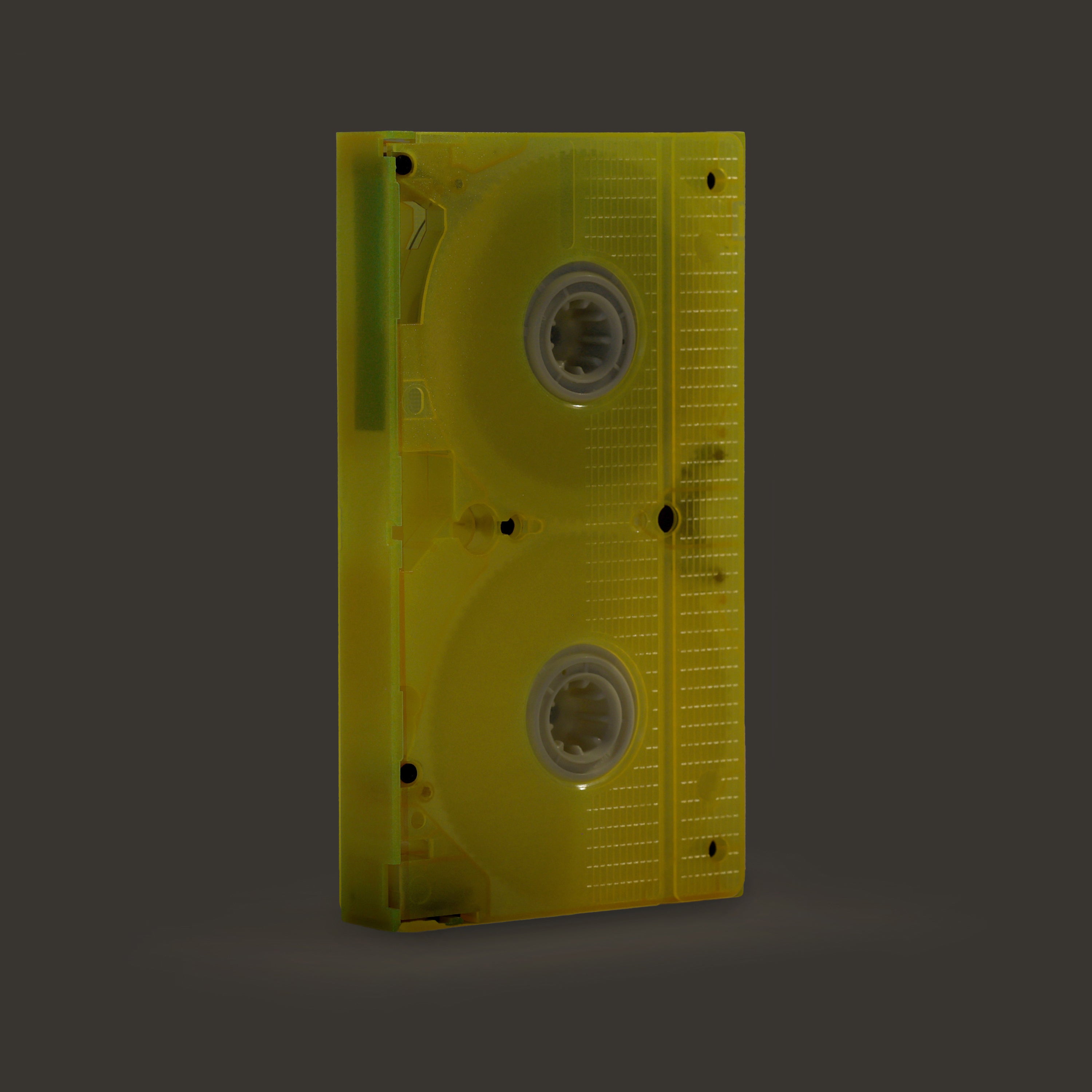 Orange Glow-In-The-Dark Blank T-130 VHS Tape