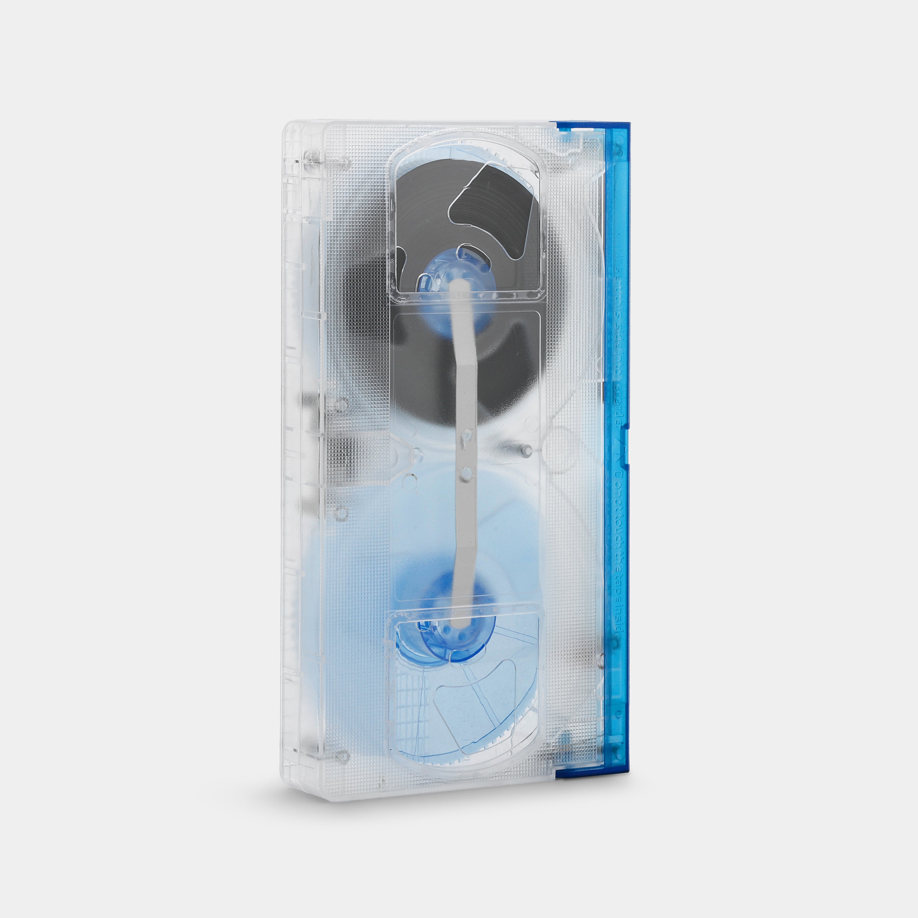 Transparent Clear and Blue Blank T-130 VHS Tape