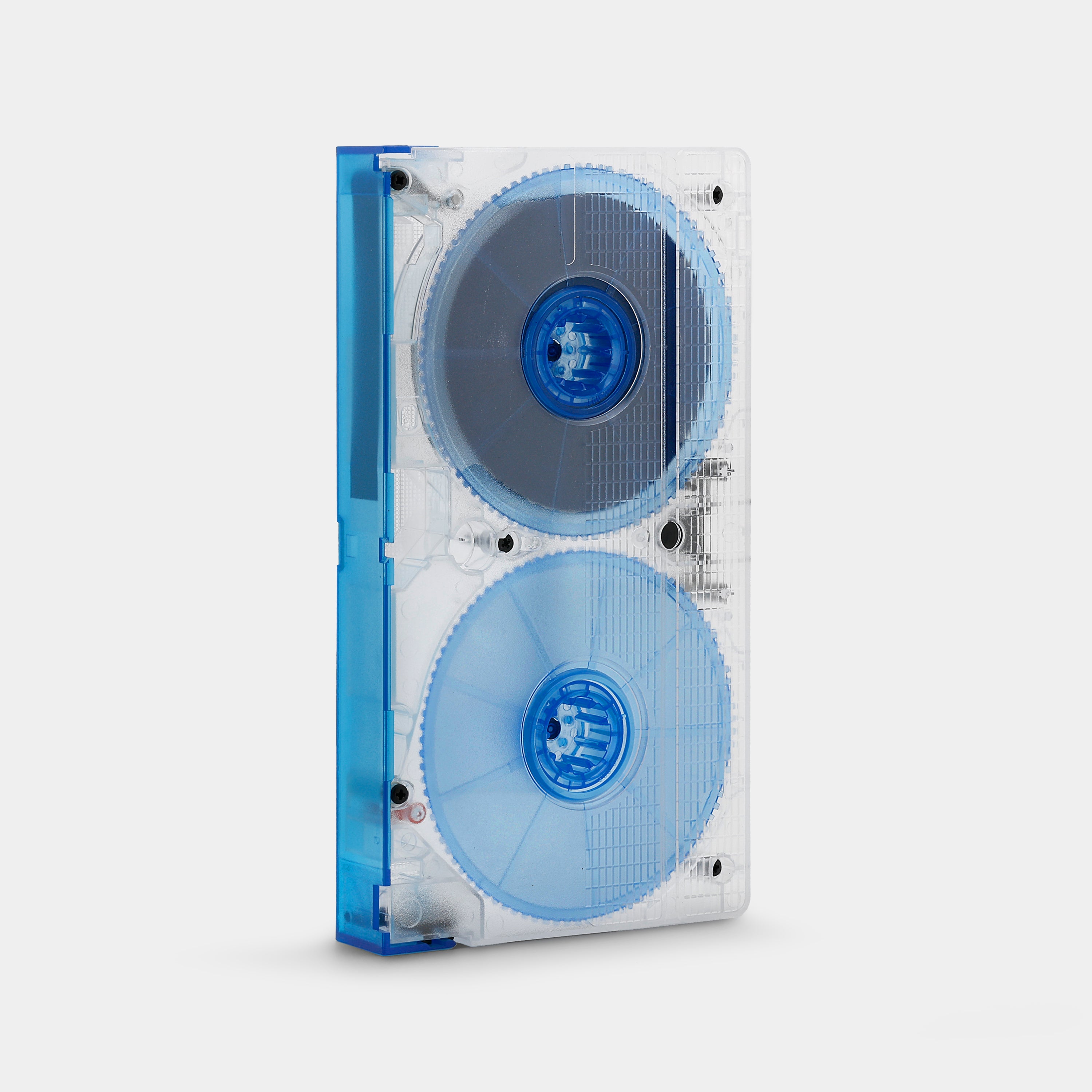 Transparent Clear and Blue Blank T-130 VHS Tape