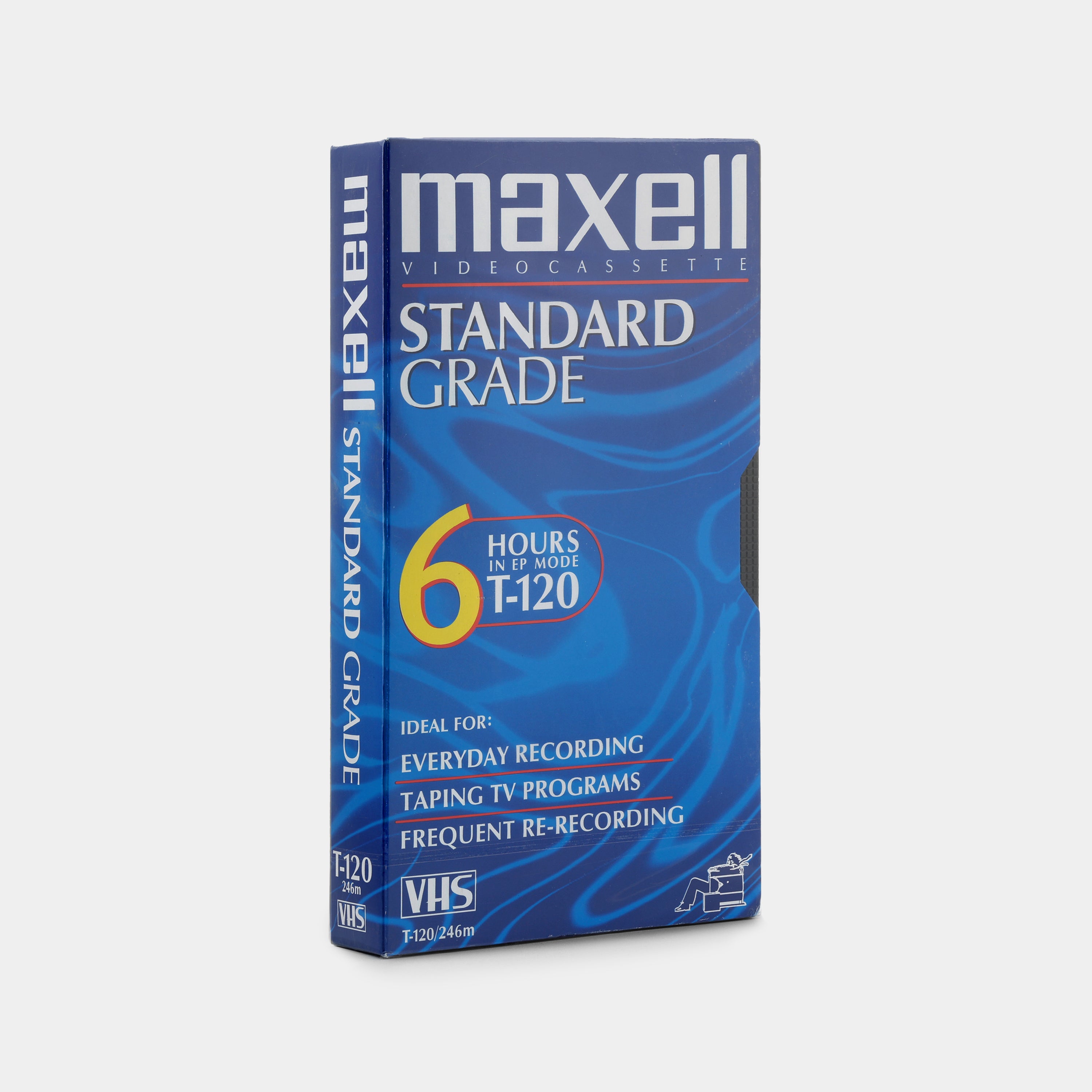 Maxell Standard Grade T-120 Blank Recordable VHS Tape