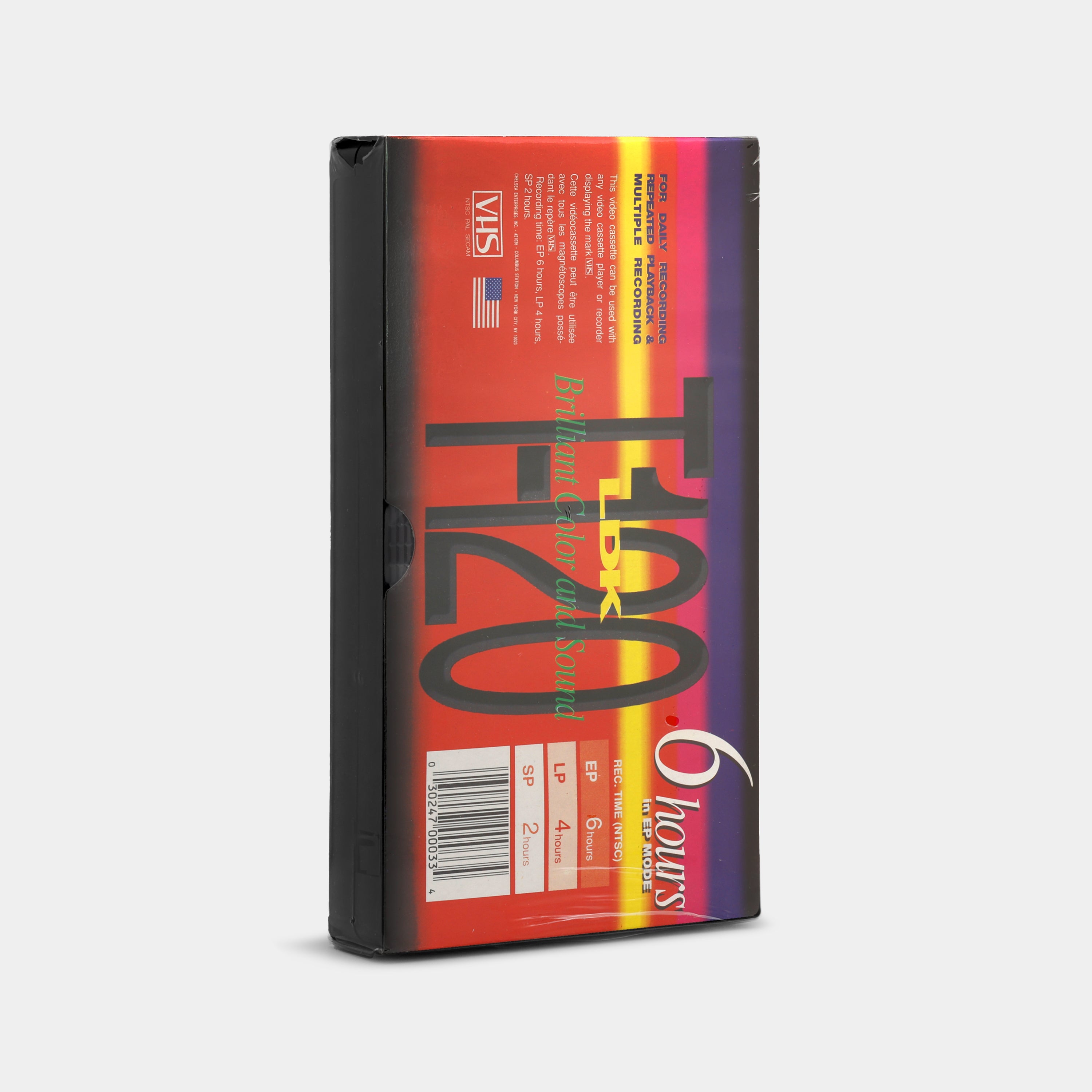 LDK 6 Hours T-120 Blank Recordable VHS Tape