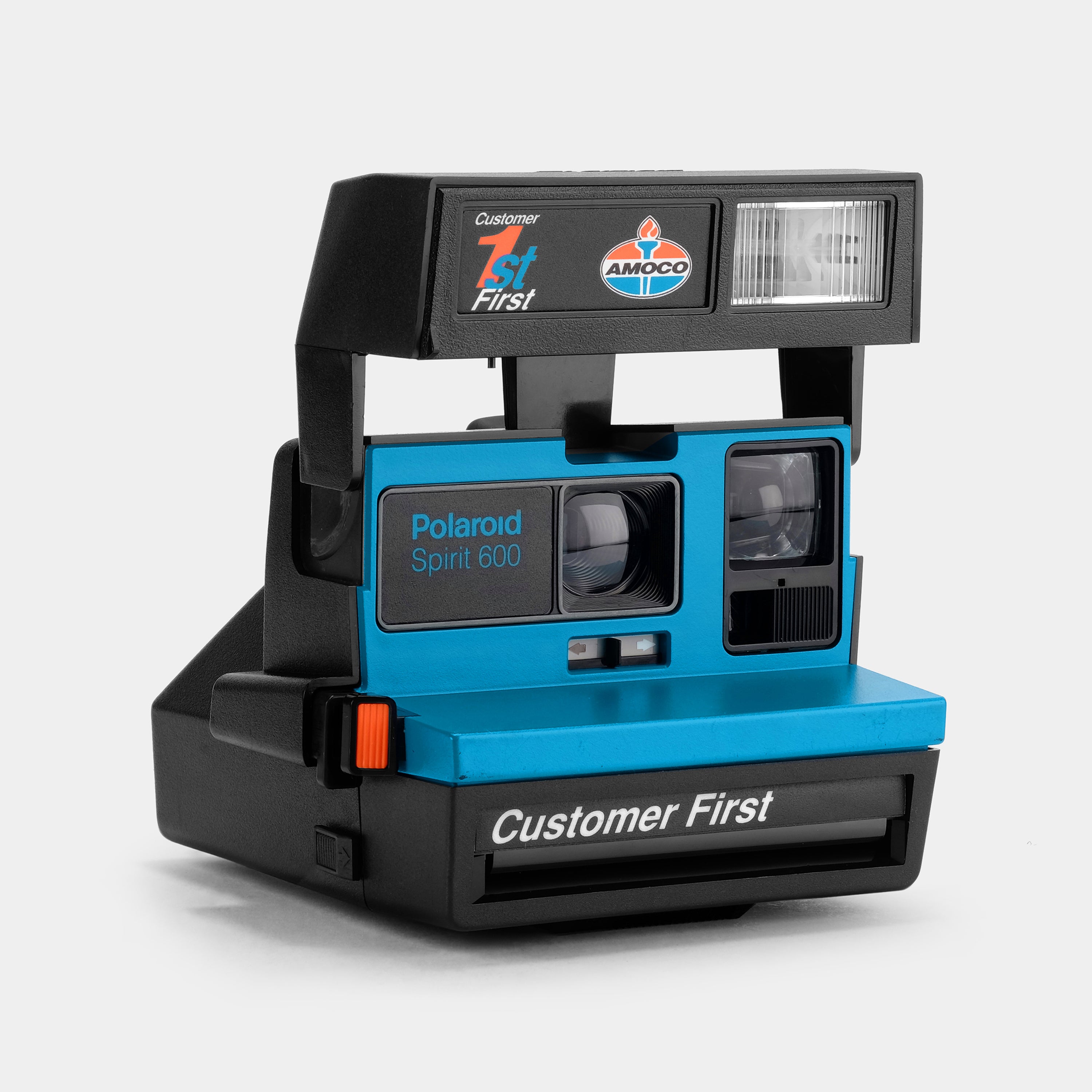 Polaroid 600 Amoco Customer First Spirit 600 Blue Instant Film Camera