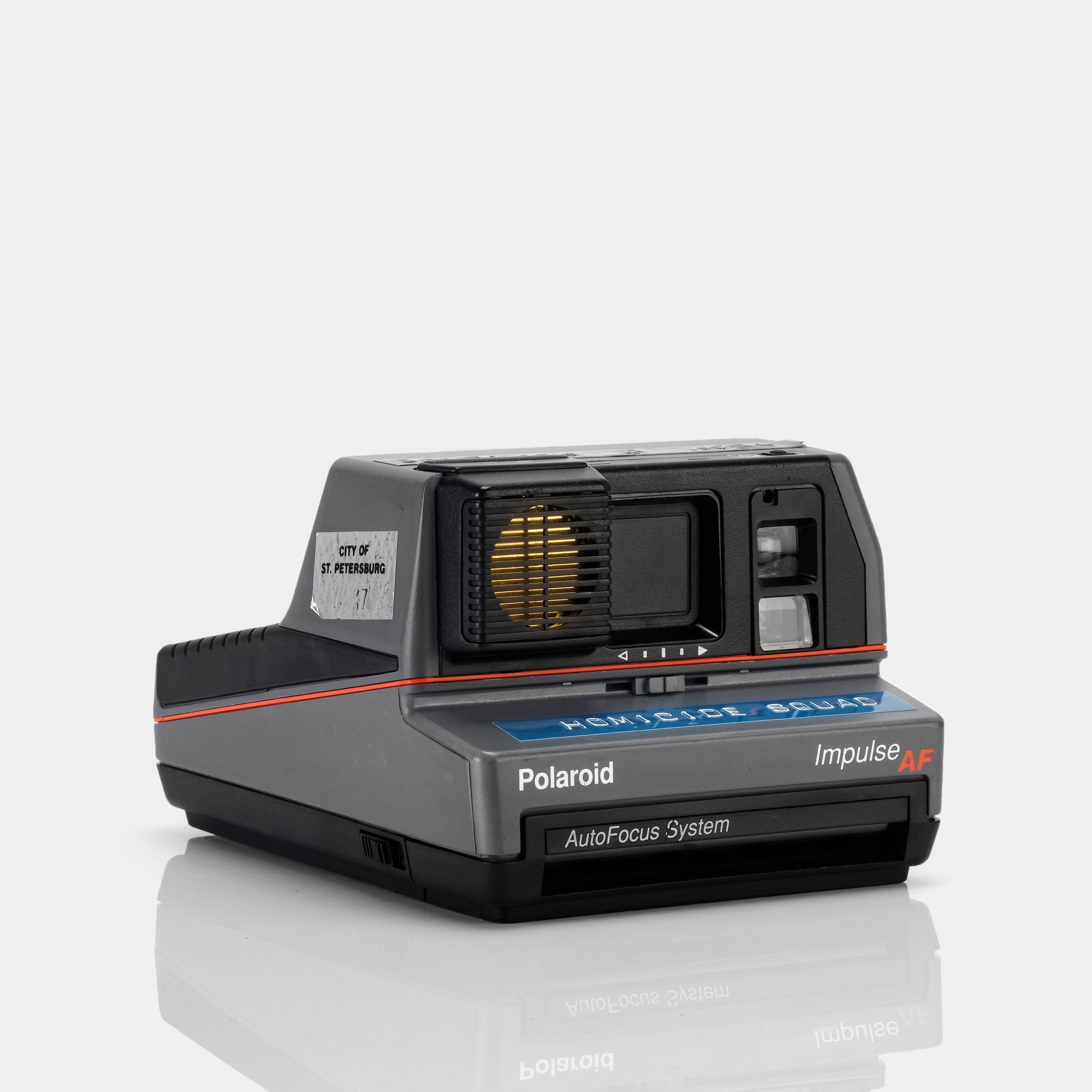 Polaroid 600 Impulse Autofocus Grey Homicide Squad Instant Film Camera