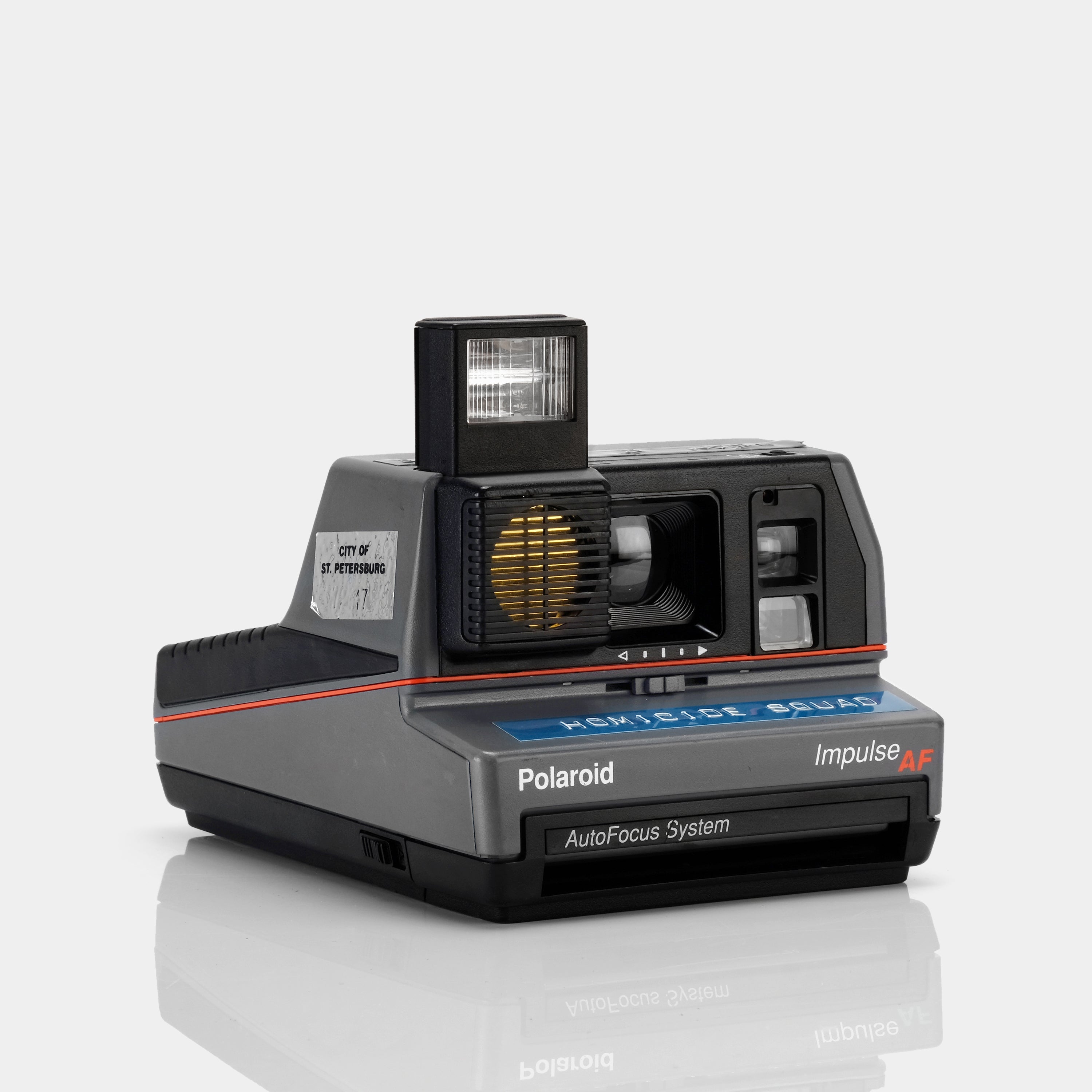 Polaroid 600 Impulse Autofocus Grey Homicide Squad Instant Film Camera