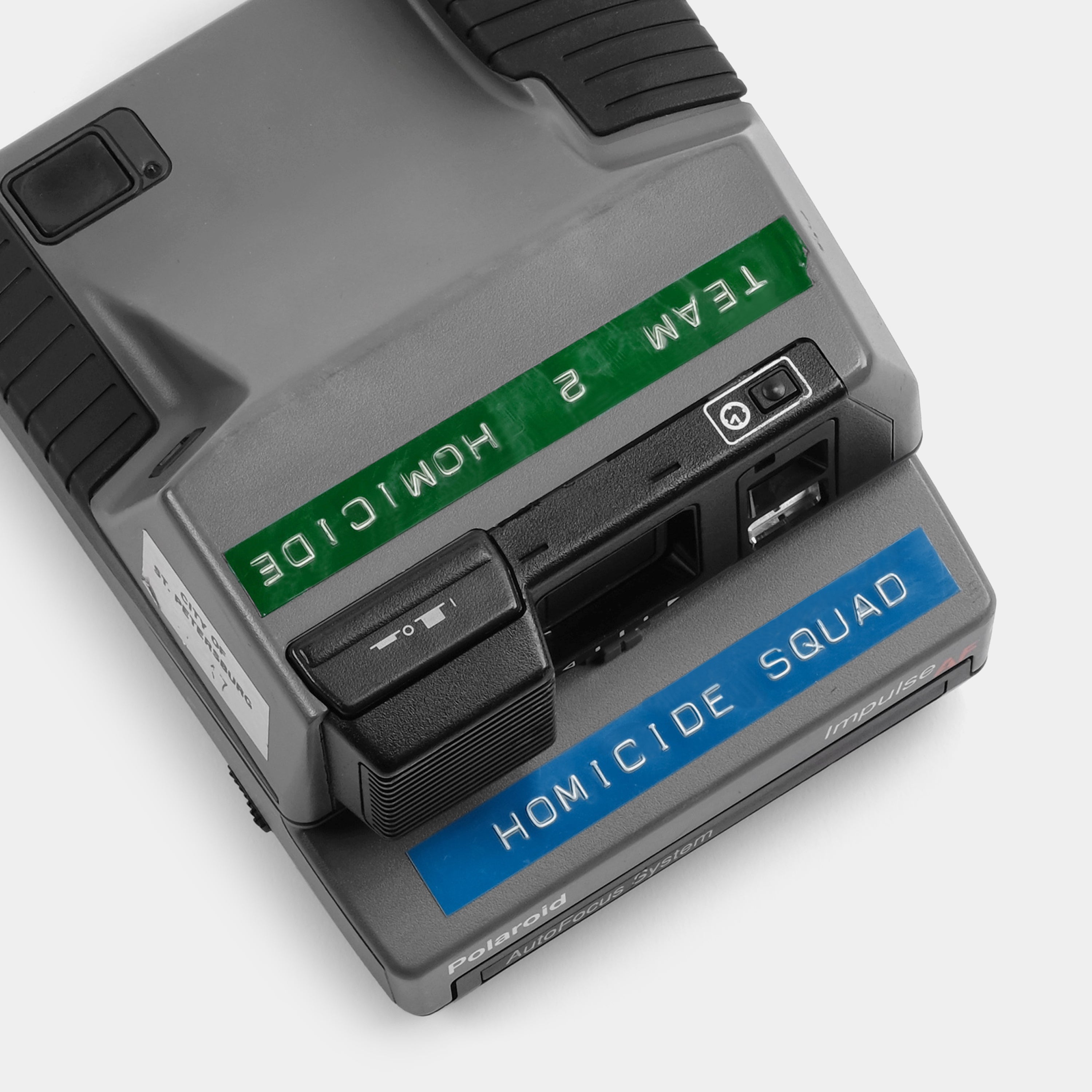 Polaroid 600 Impulse Autofocus Grey Homicide Squad Instant Film Camera