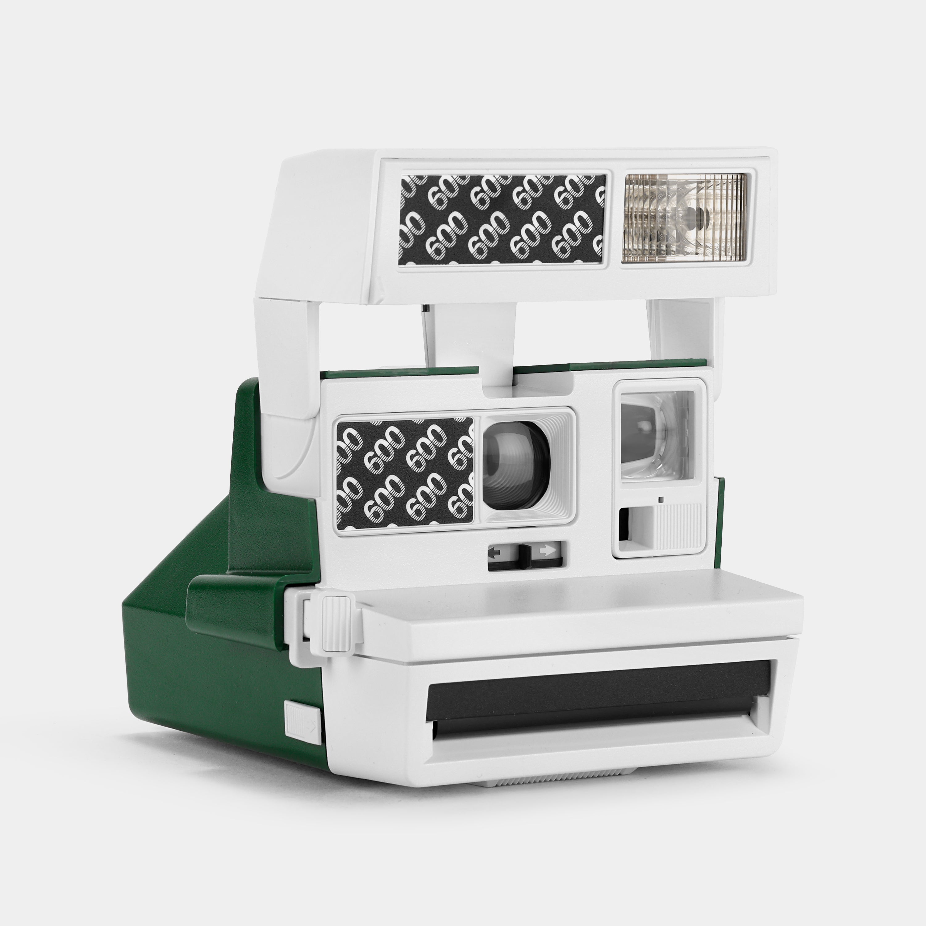 Polaroid 600 Green and Black Swirl Instant Film Camera