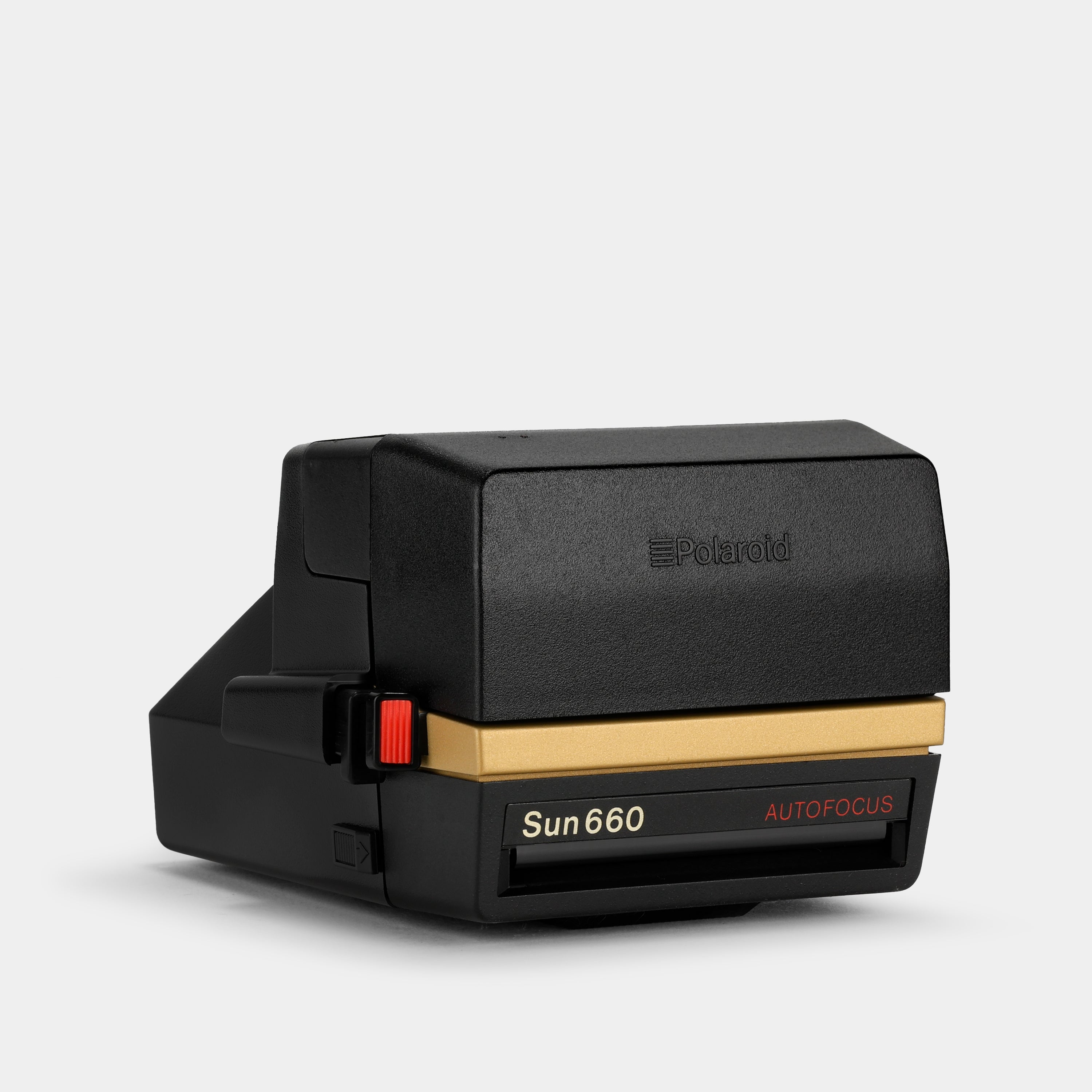 Polaroid 600 Sun660 Autofocus Gold Instant Film Camera