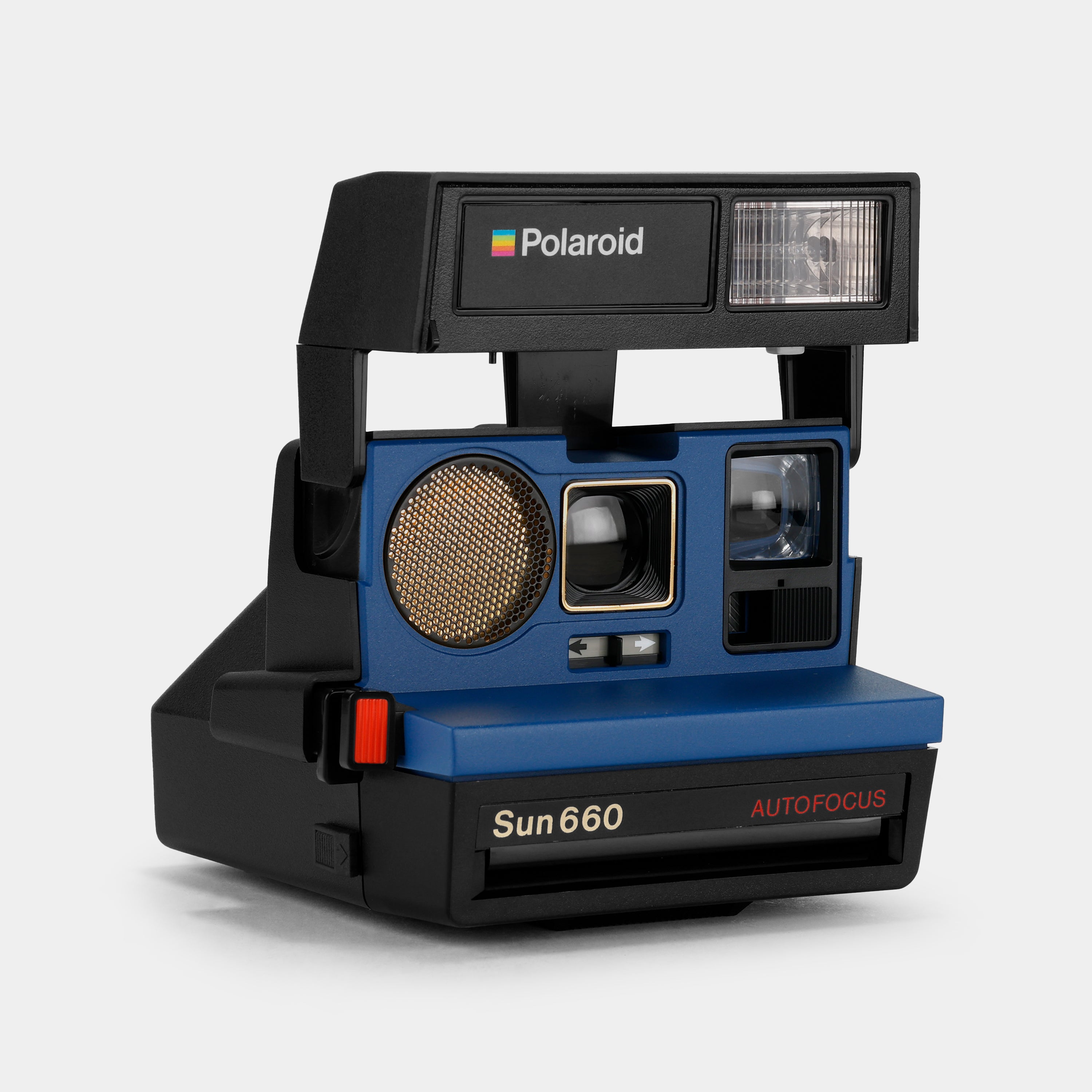 Polaroid 600 Sun660 Autofocus Blue Instant Film Camera