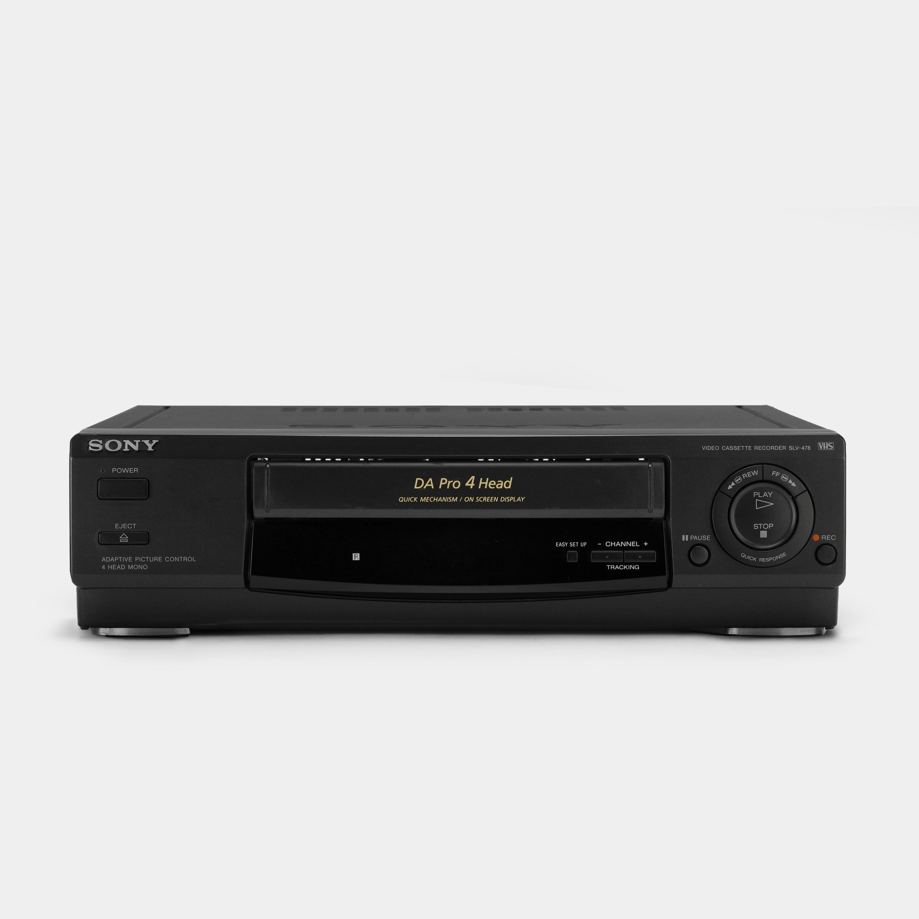Sony SLV-478 VCR VHS Player