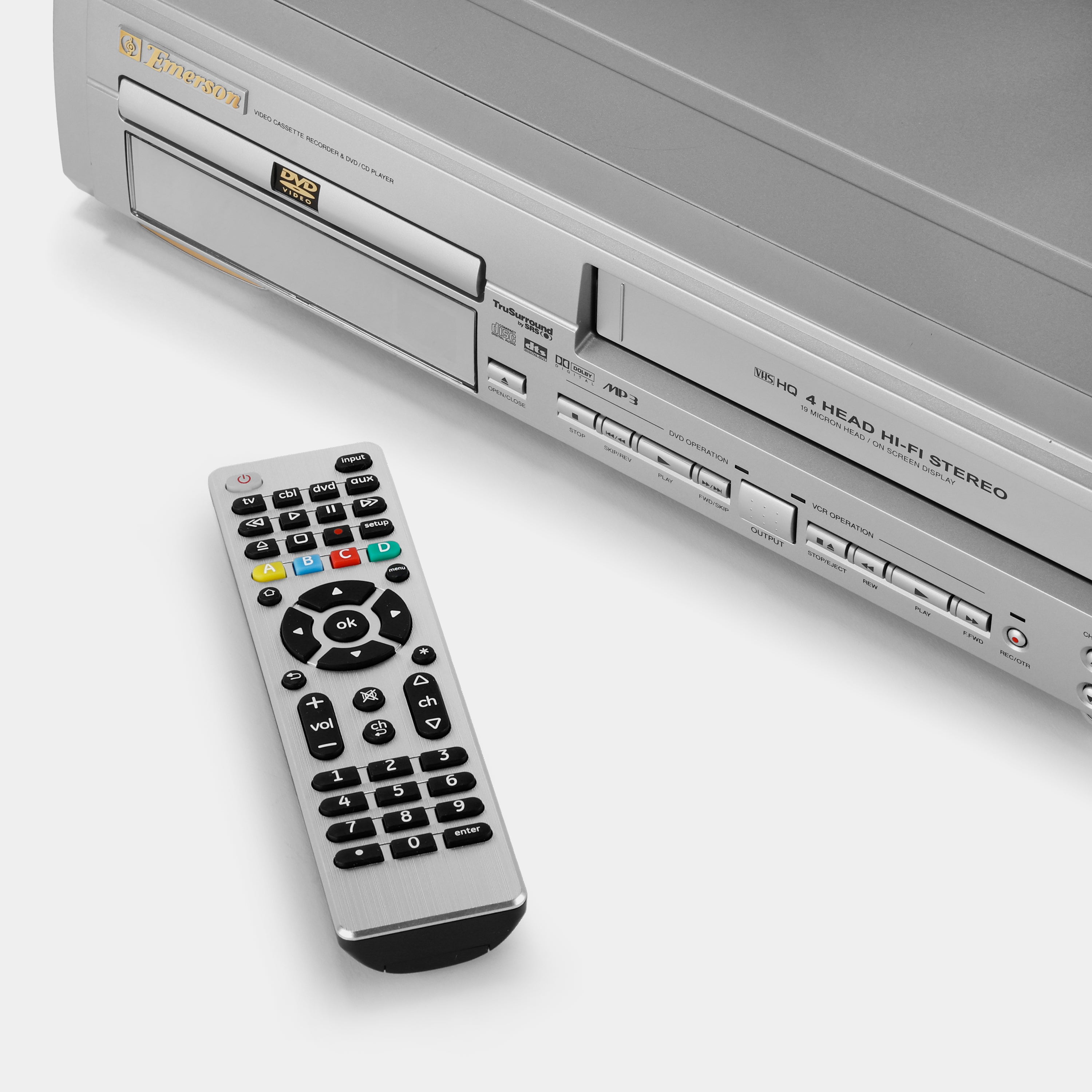 Emerson EWD2202 VCR VHS and DVD Player