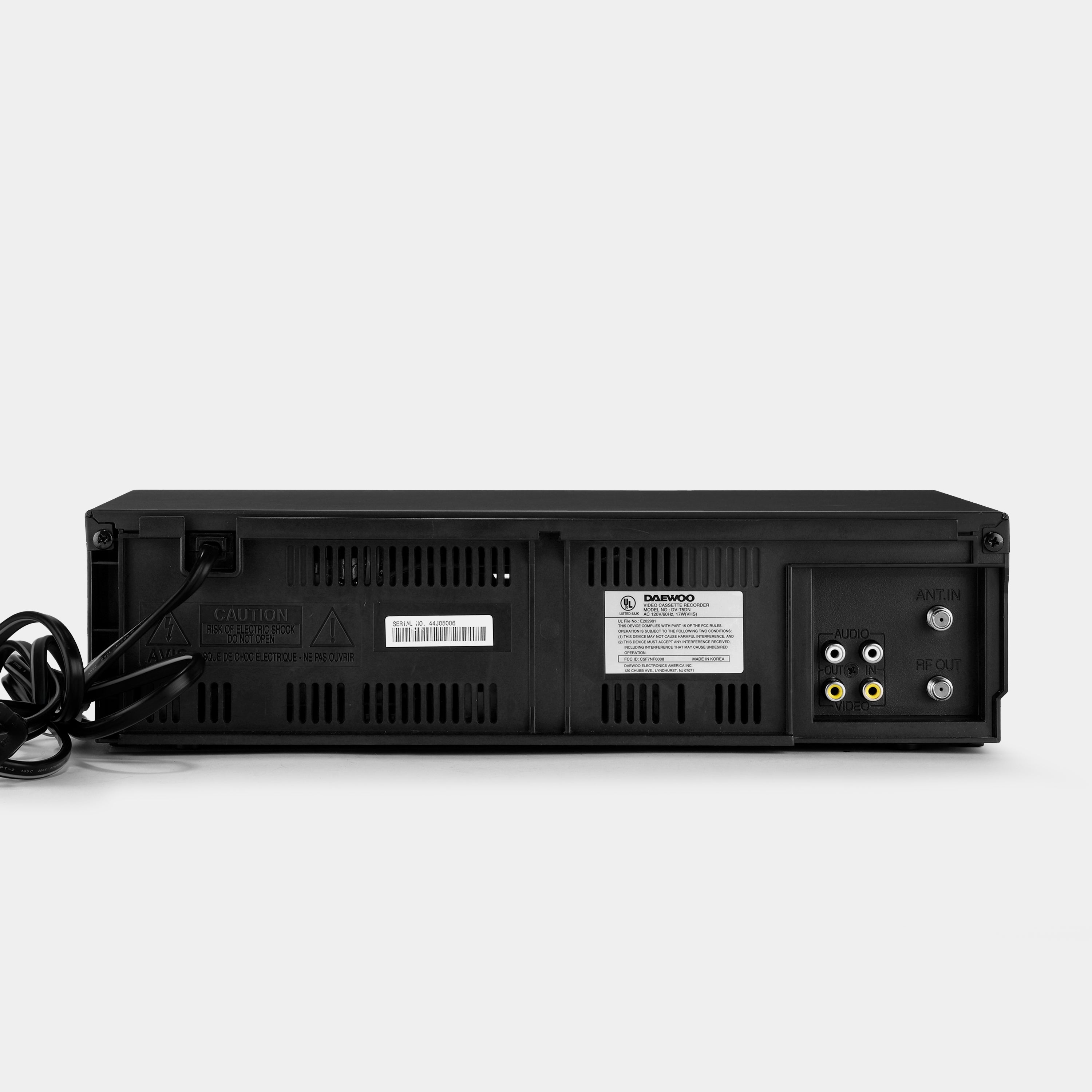 Daewoo DV-T5DN VCR VHS Player